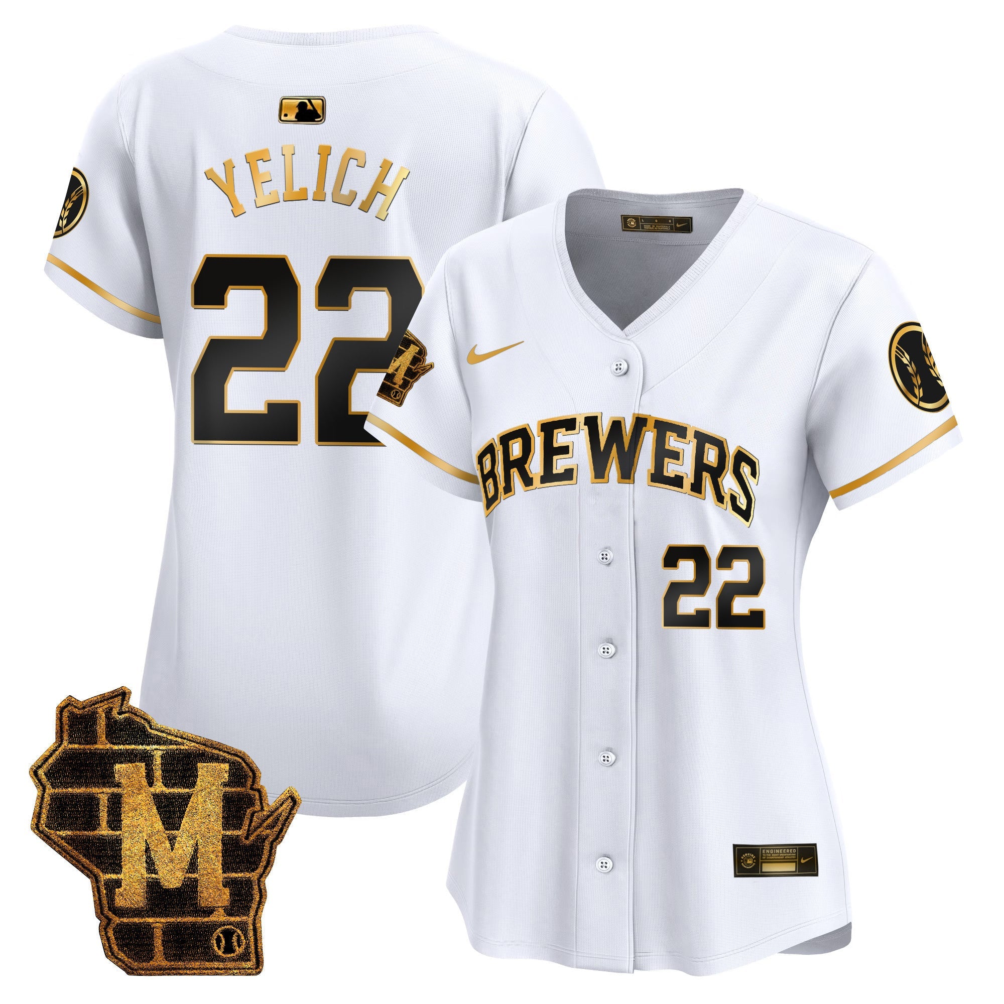 Women’s Milwaukee Home Patch Vapor Premier Limited Jersey