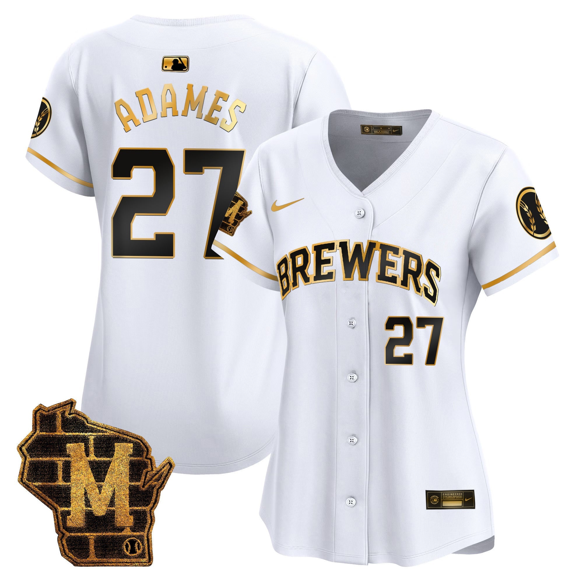Women’s Milwaukee Home Patch Vapor Premier Limited Jersey