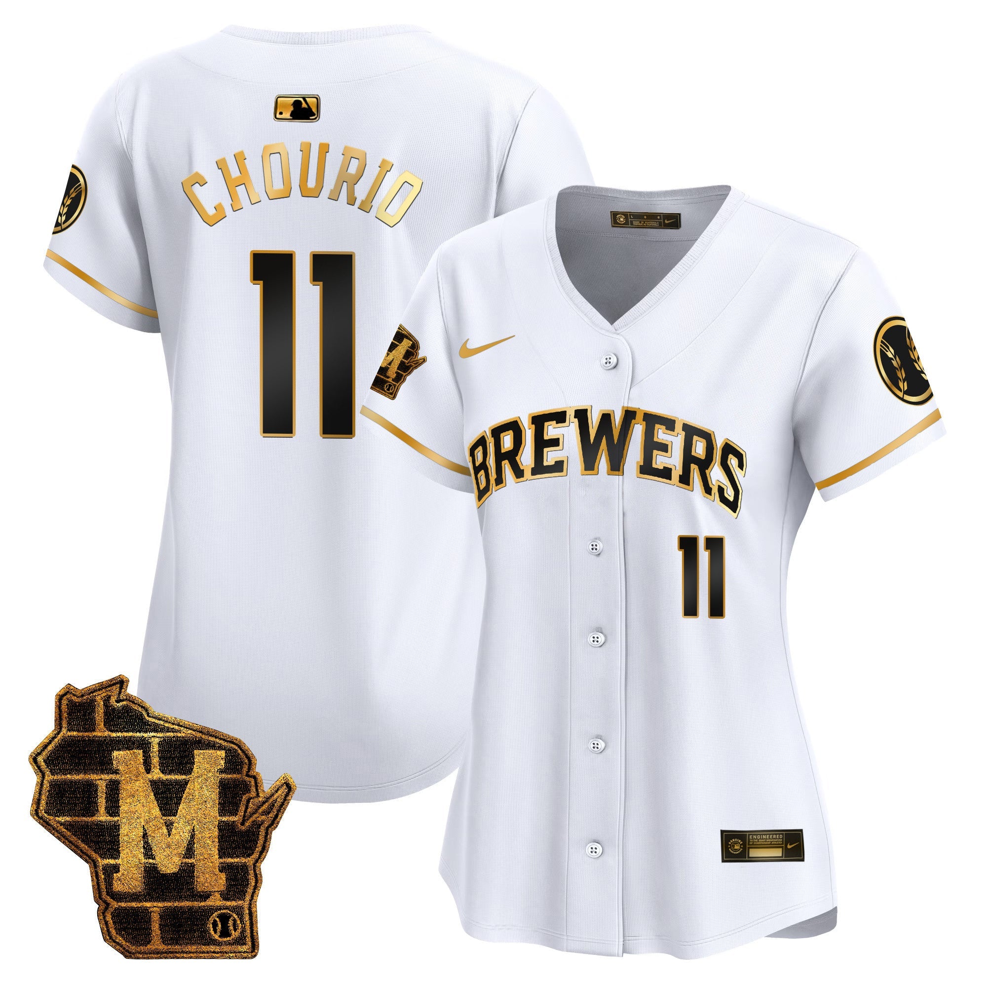 Women’s Milwaukee Home Patch Vapor Premier Limited Jersey