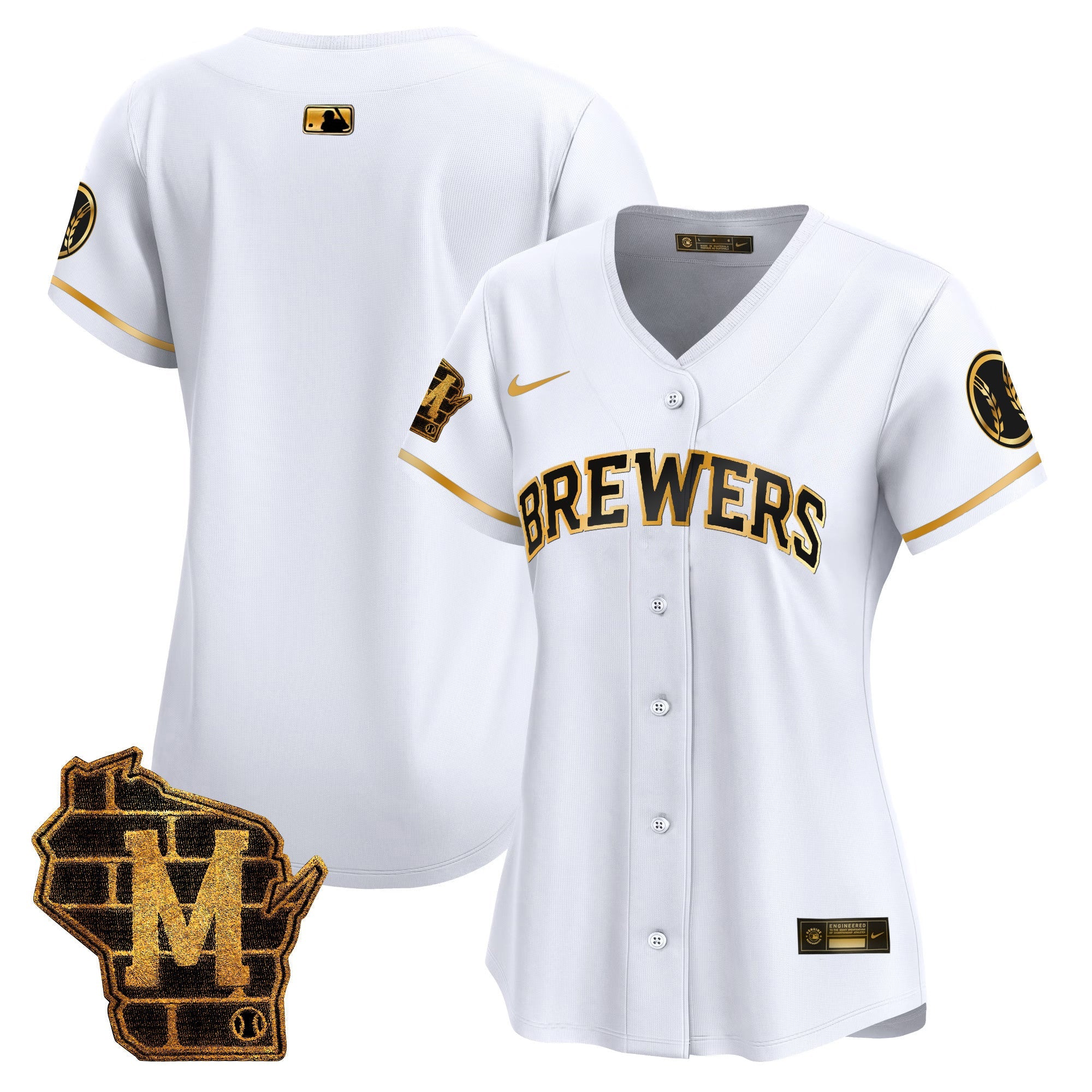 Women’s Milwaukee Home Patch Vapor Premier Limited Jersey