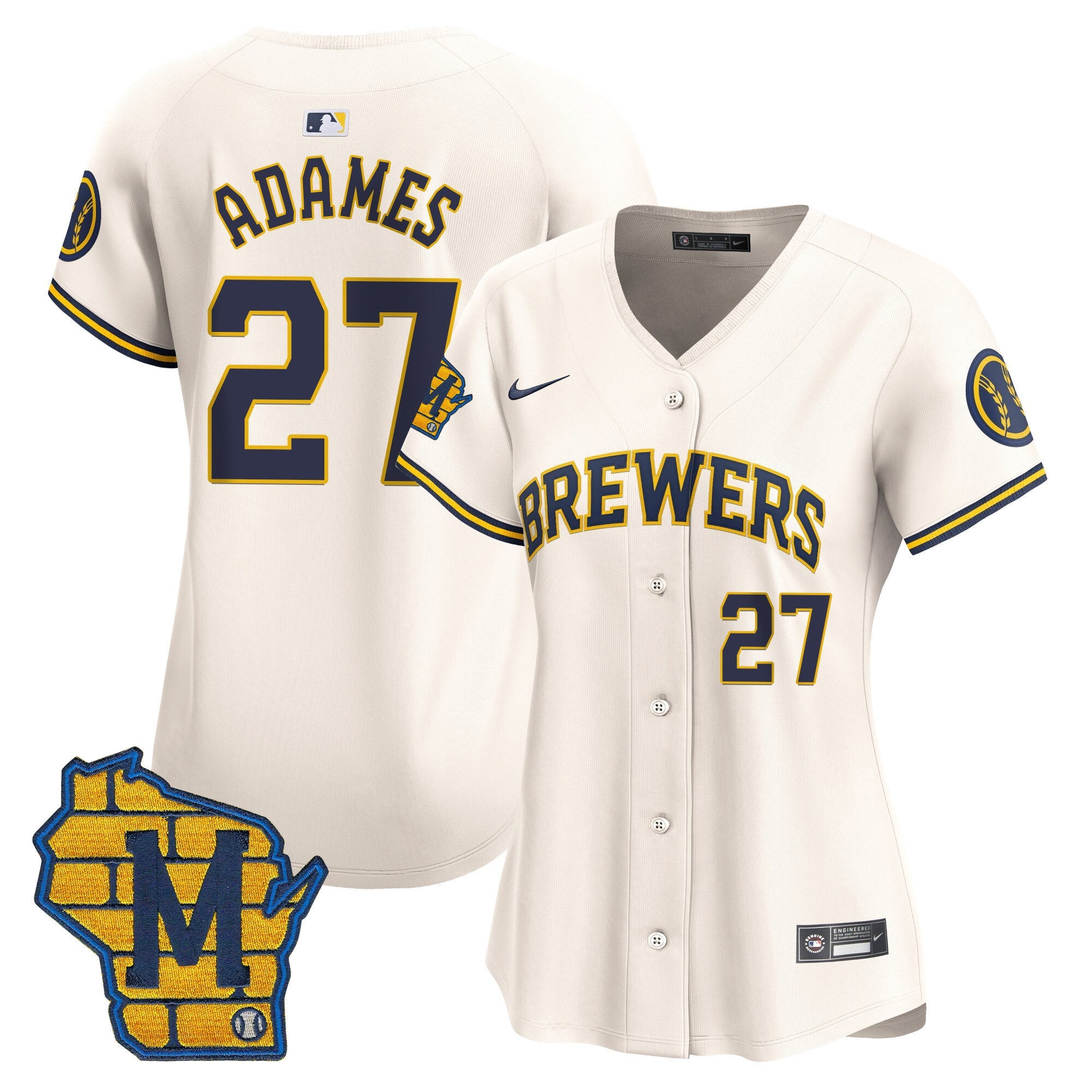 Women’s Milwaukee Home Patch Vapor Premier Limited Jersey