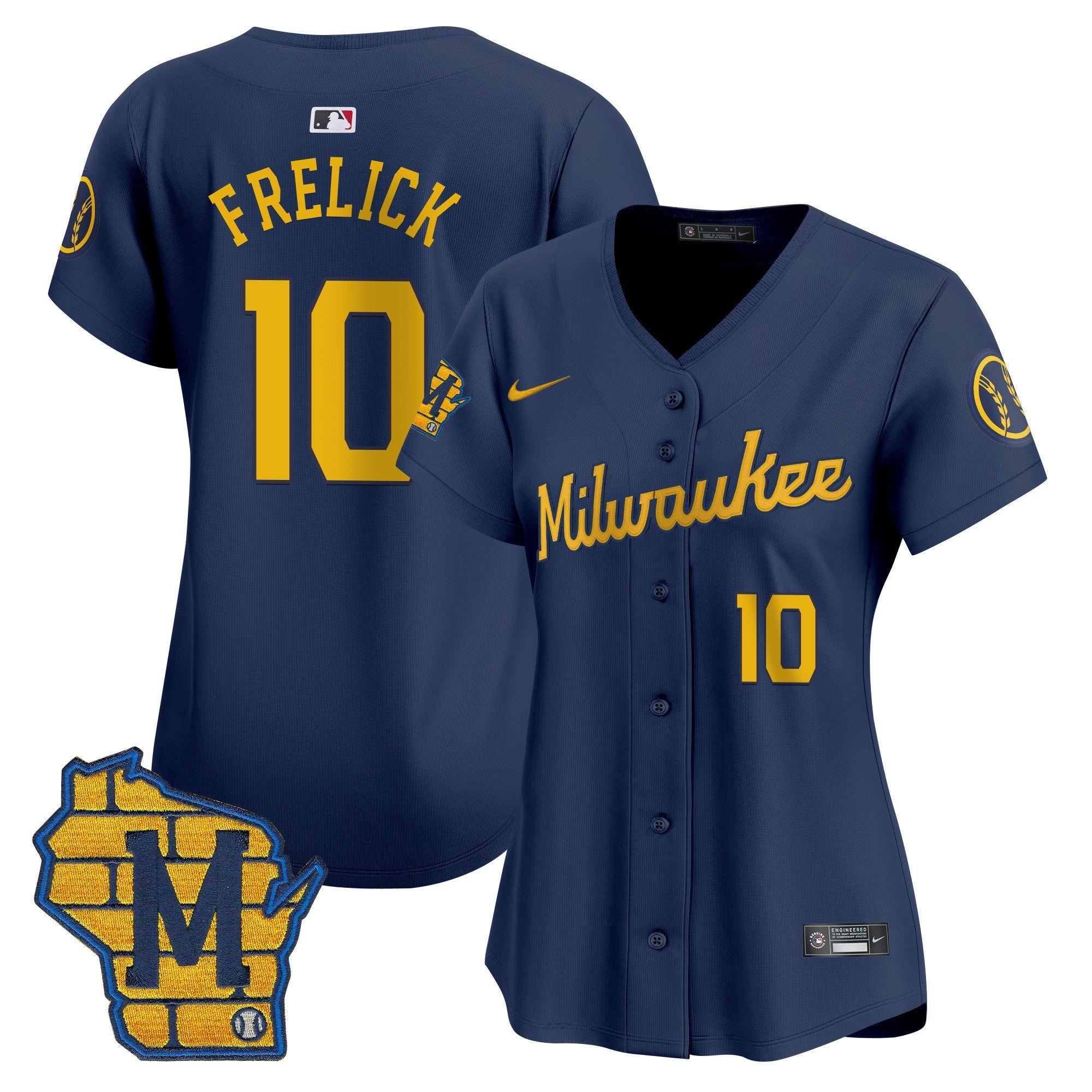 Women’s Milwaukee Home Patch Vapor Premier Limited Jersey