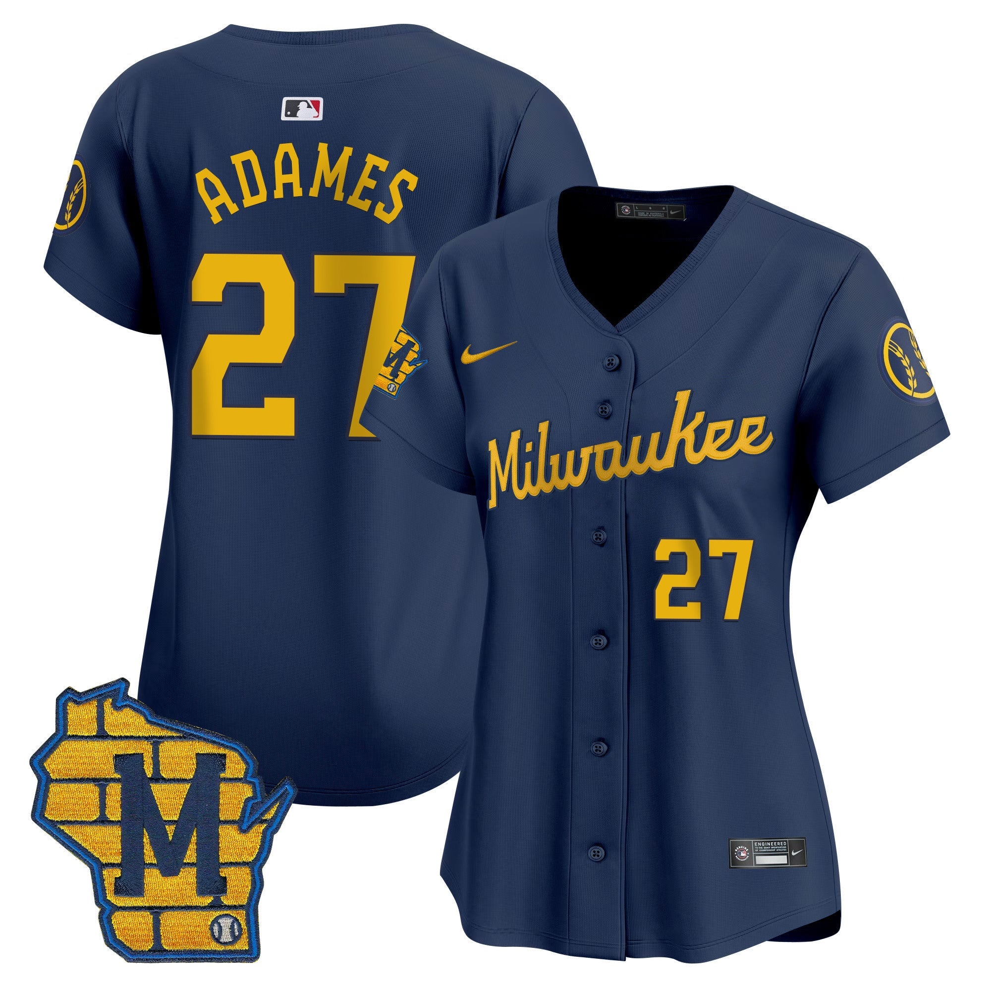 Women’s Milwaukee Home Patch Vapor Premier Limited Jersey