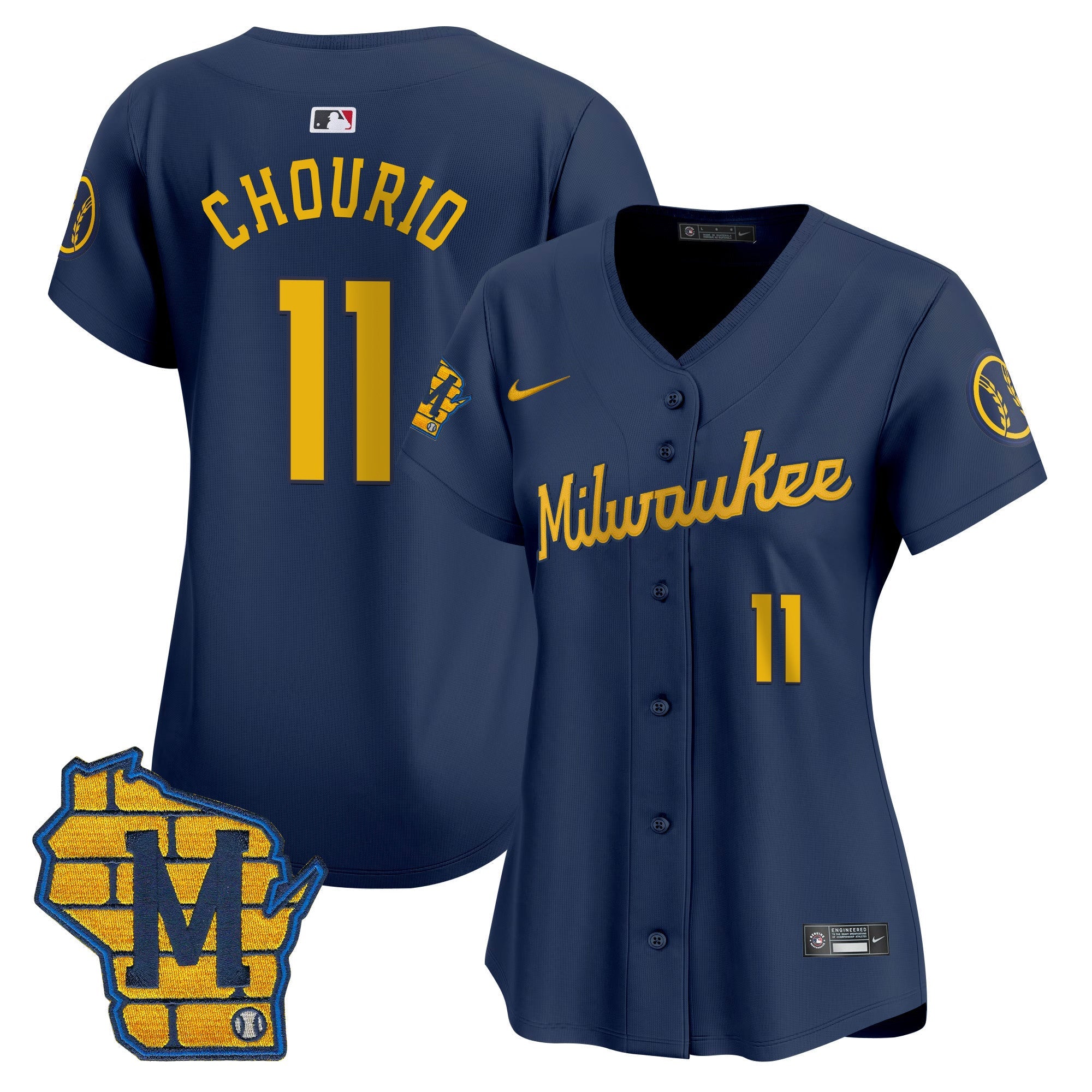 Women’s Milwaukee Home Patch Vapor Premier Limited Jersey