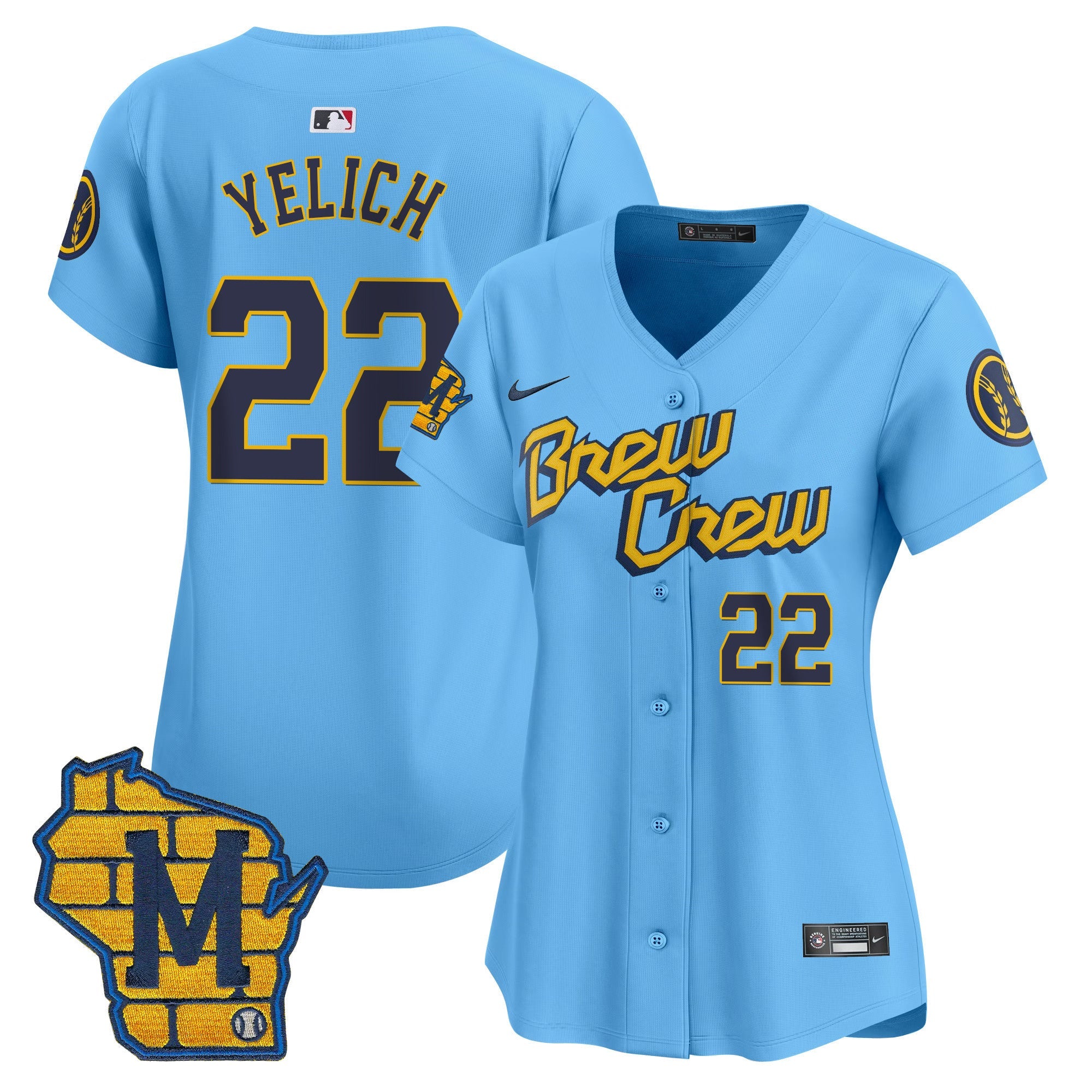Women’s Milwaukee Home Patch Vapor Premier Limited Jersey