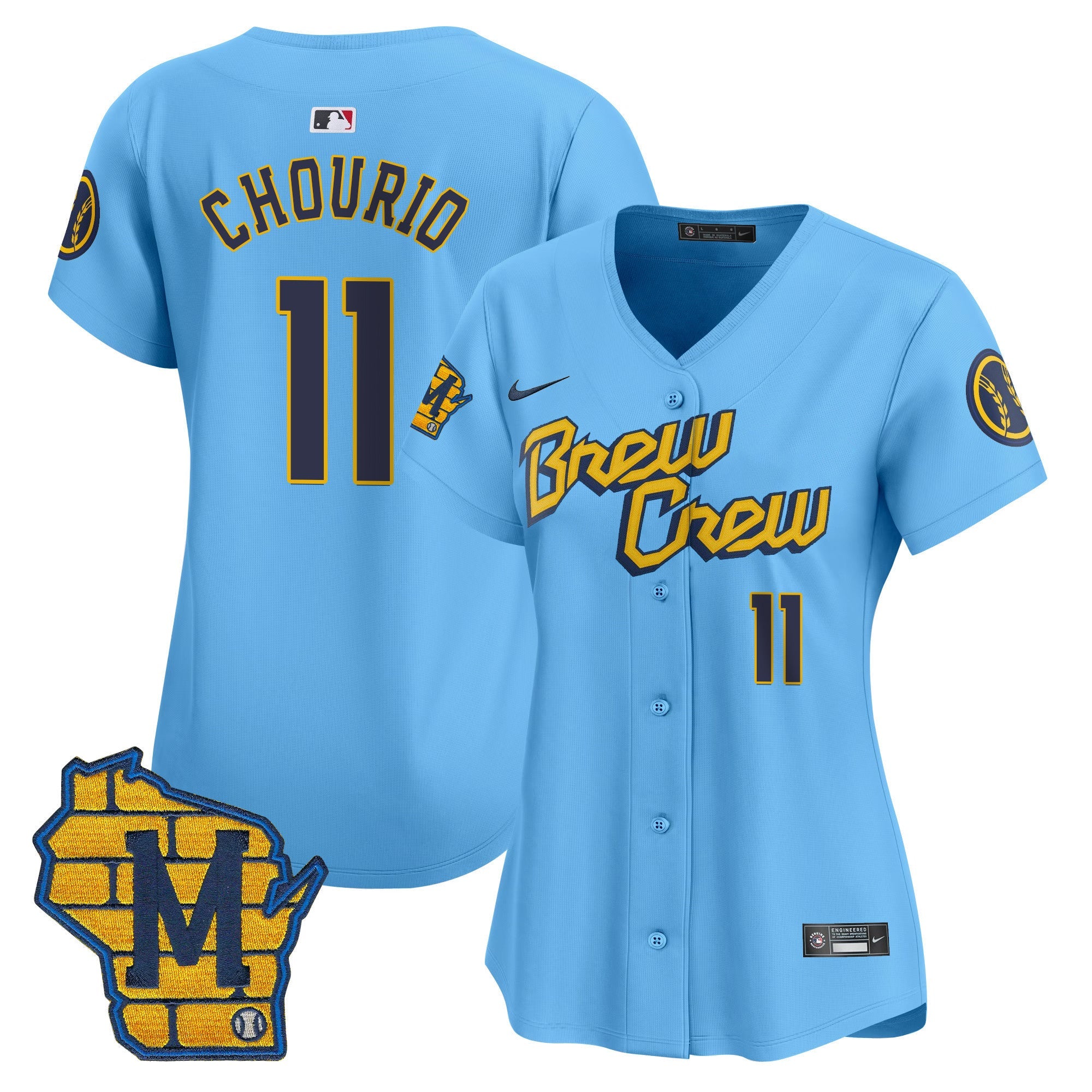 Women’s Milwaukee Home Patch Vapor Premier Limited Jersey