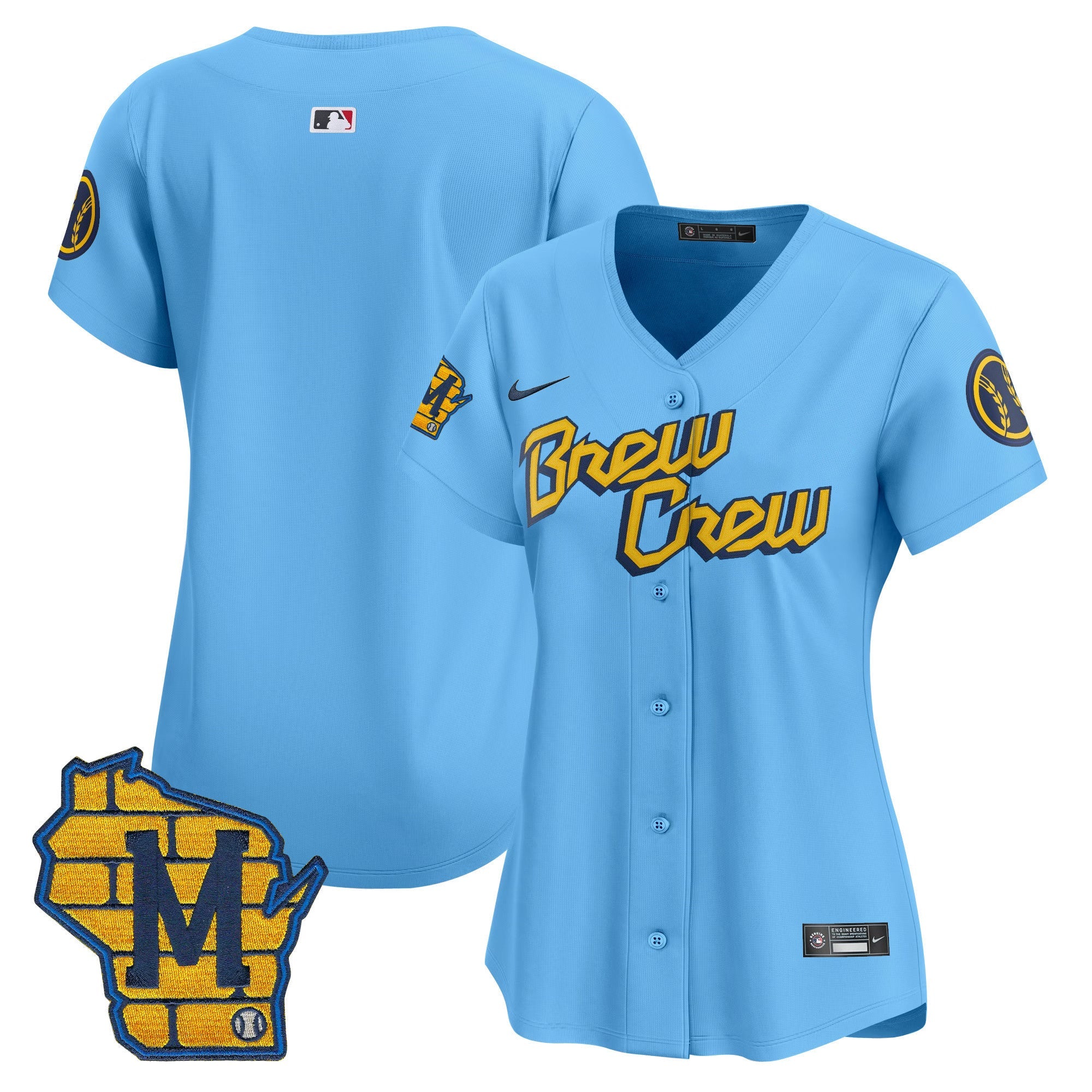 Women’s Milwaukee Home Patch Vapor Premier Limited Jersey
