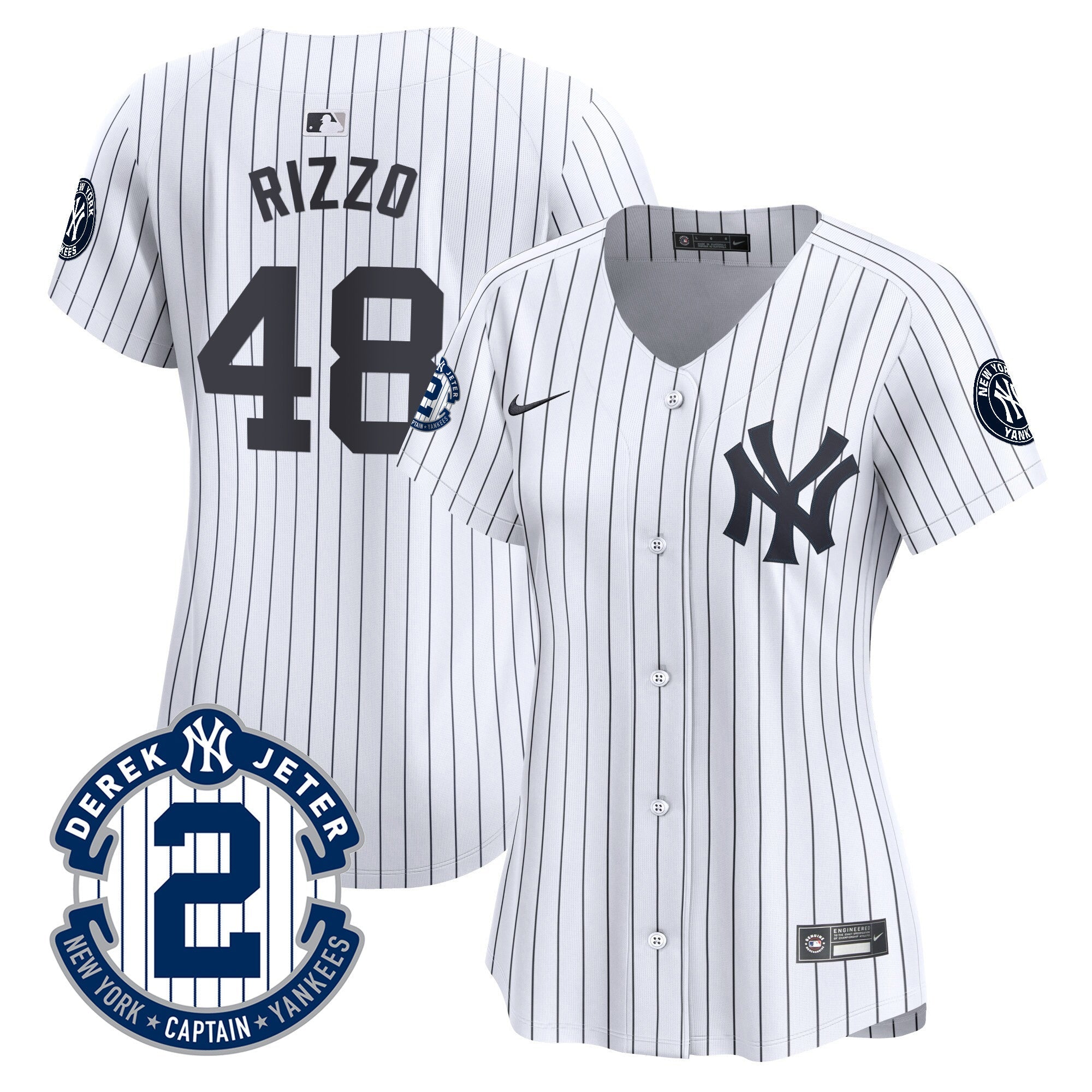 Women’s New York Derek Jeter Patch Vapor Premier Limited Jersey