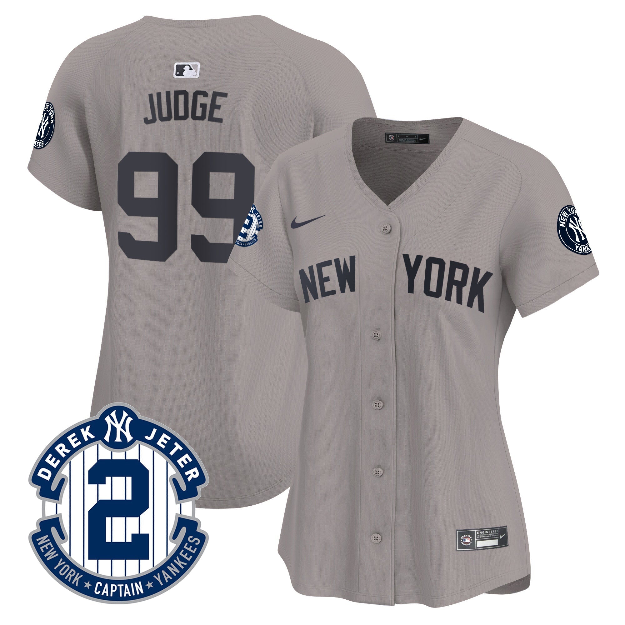 Women’s New York Derek Jeter Patch Vapor Premier Limited Jersey