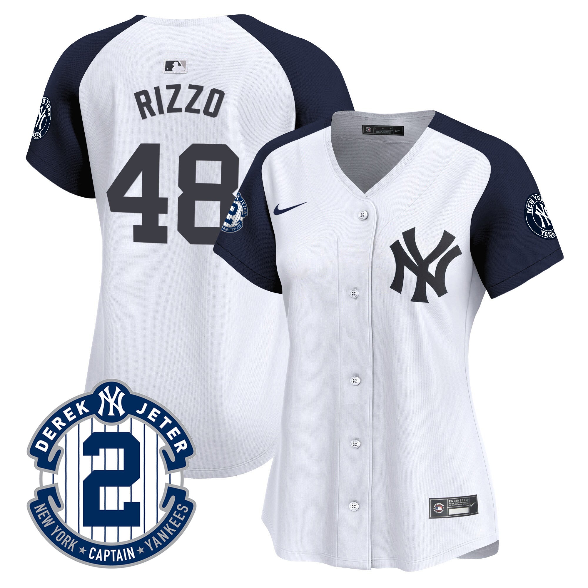 Women’s New York Derek Jeter Patch Vapor Premier Limited Jersey