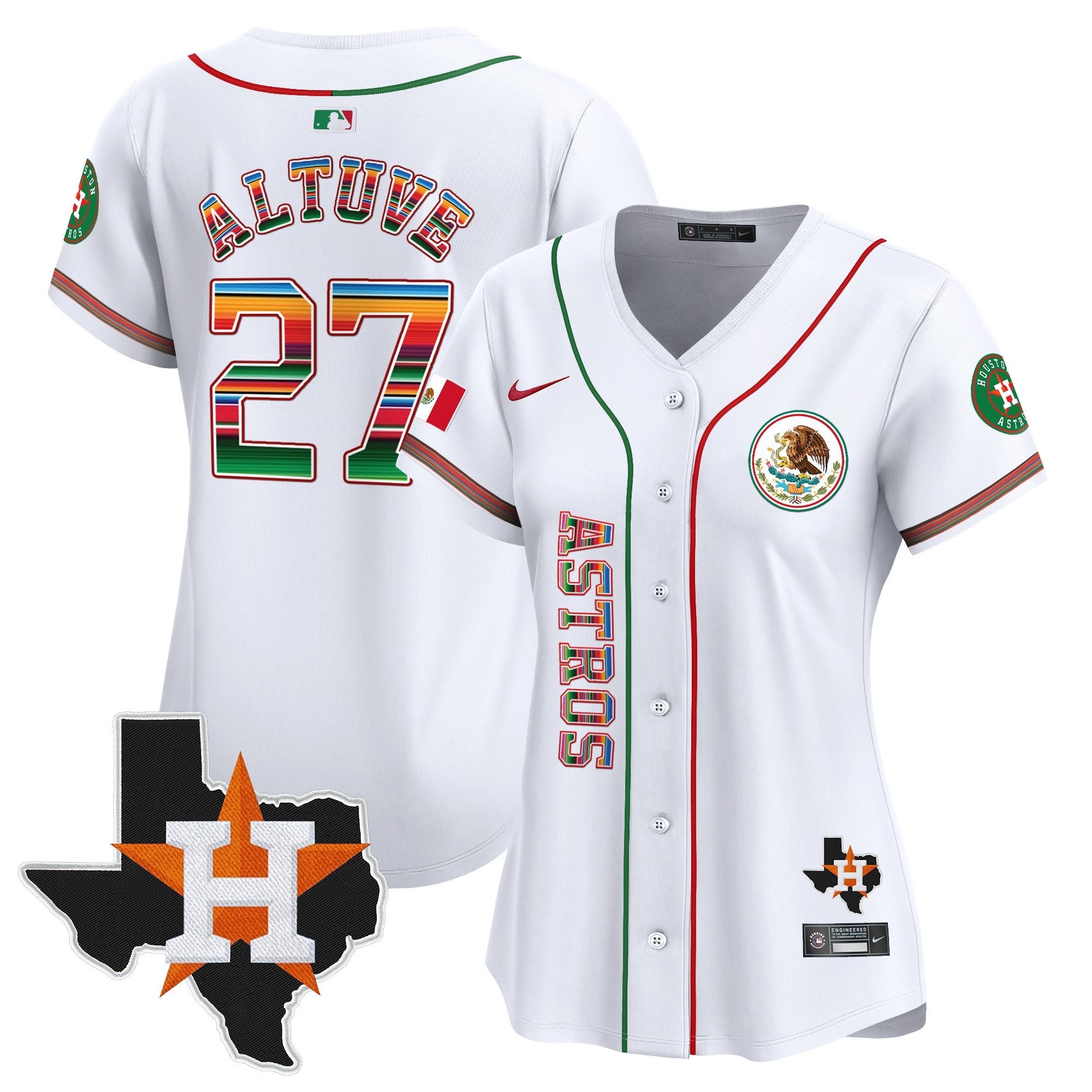 Women’s Houston Mexico Vapor Premier Limited Jersey V4