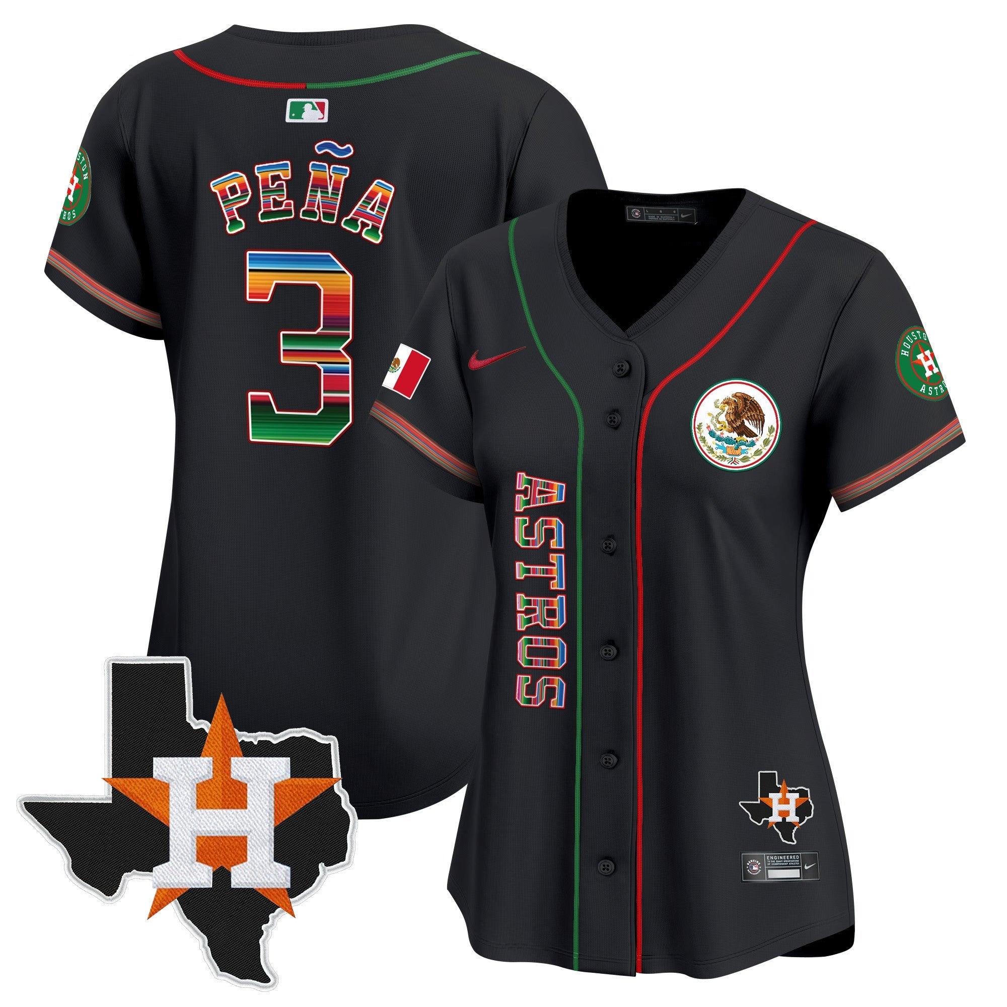 Women’s Houston Mexico Vapor Premier Limited Jersey V4