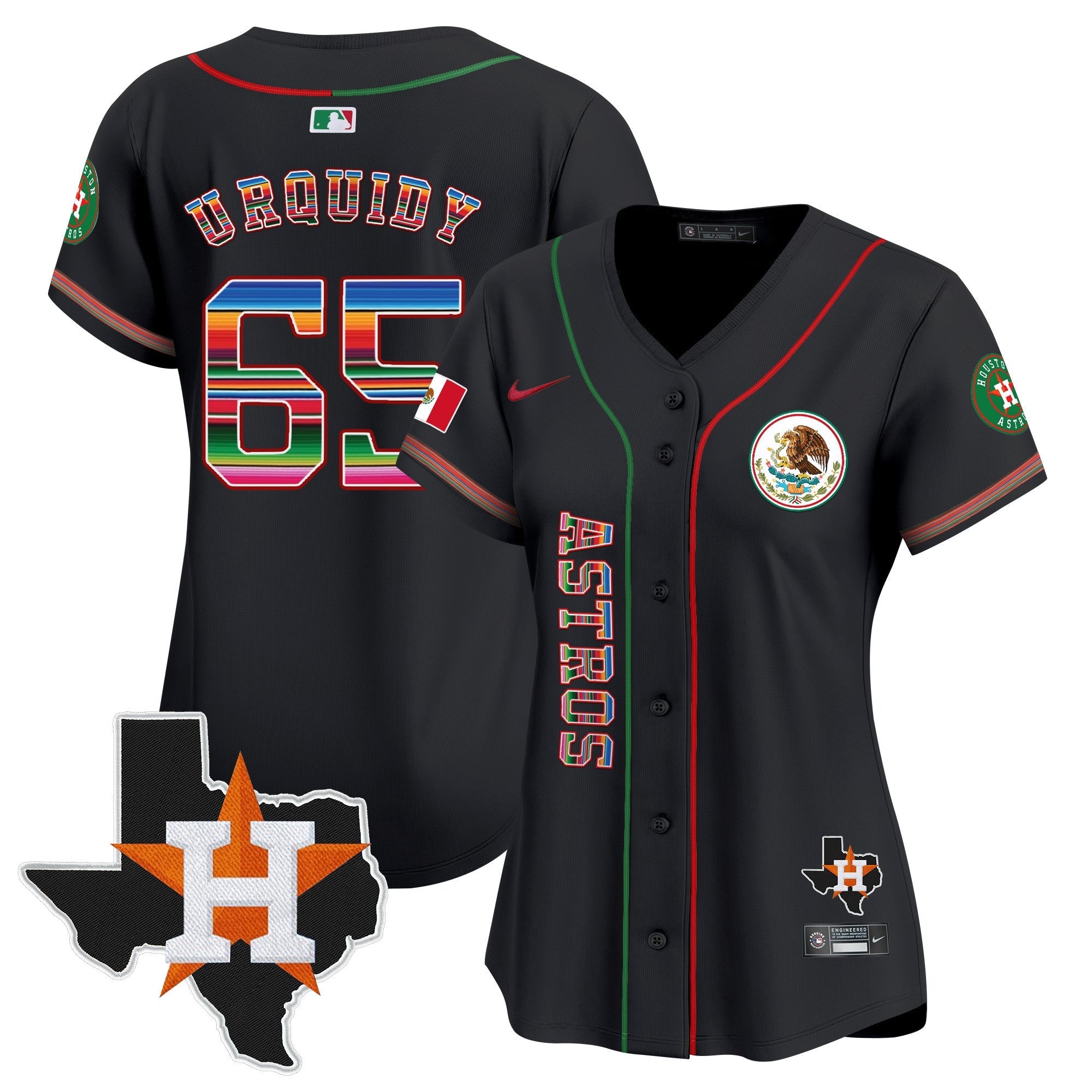 Women’s Houston Mexico Vapor Premier Limited Jersey V4