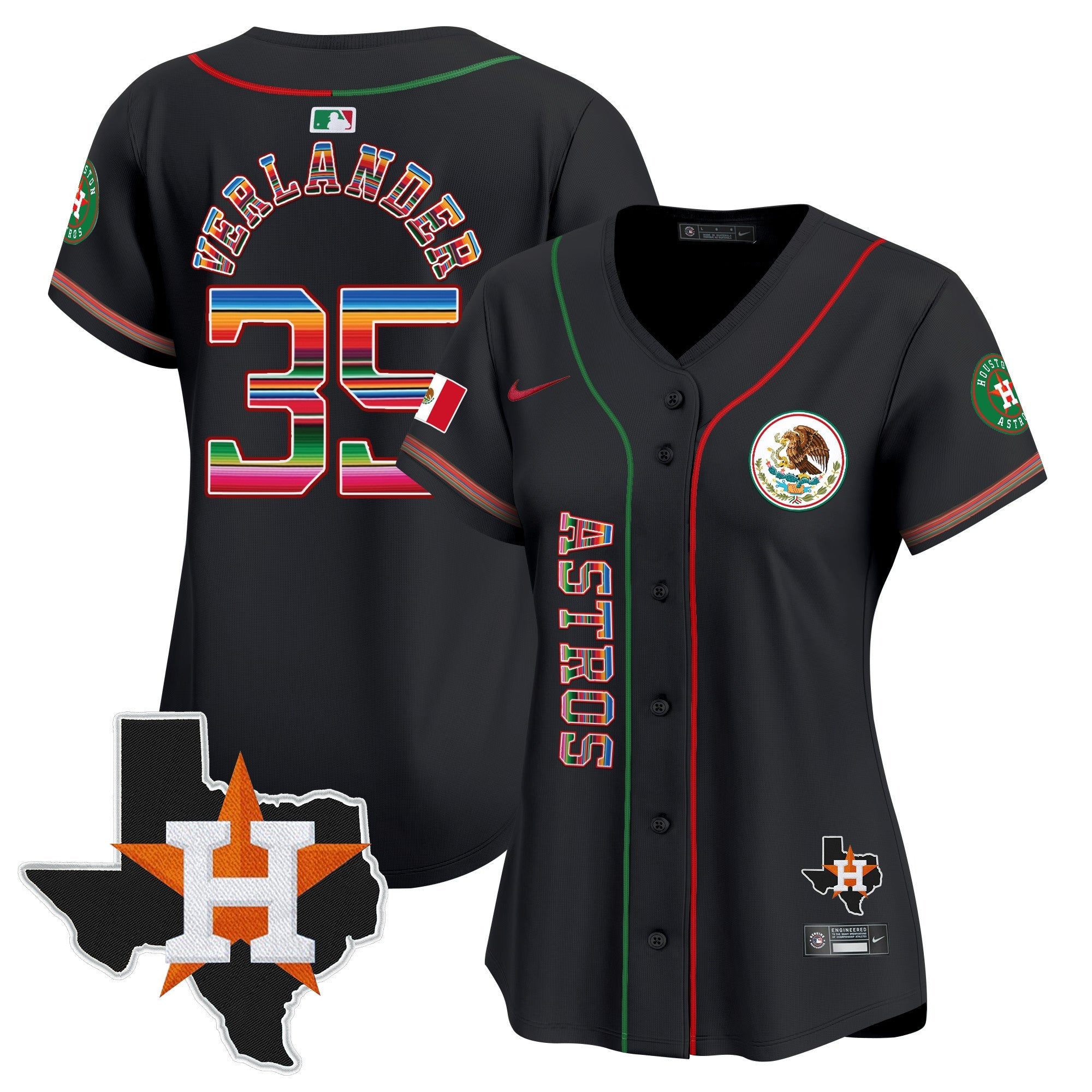 Women’s Houston Mexico Vapor Premier Limited Jersey V4