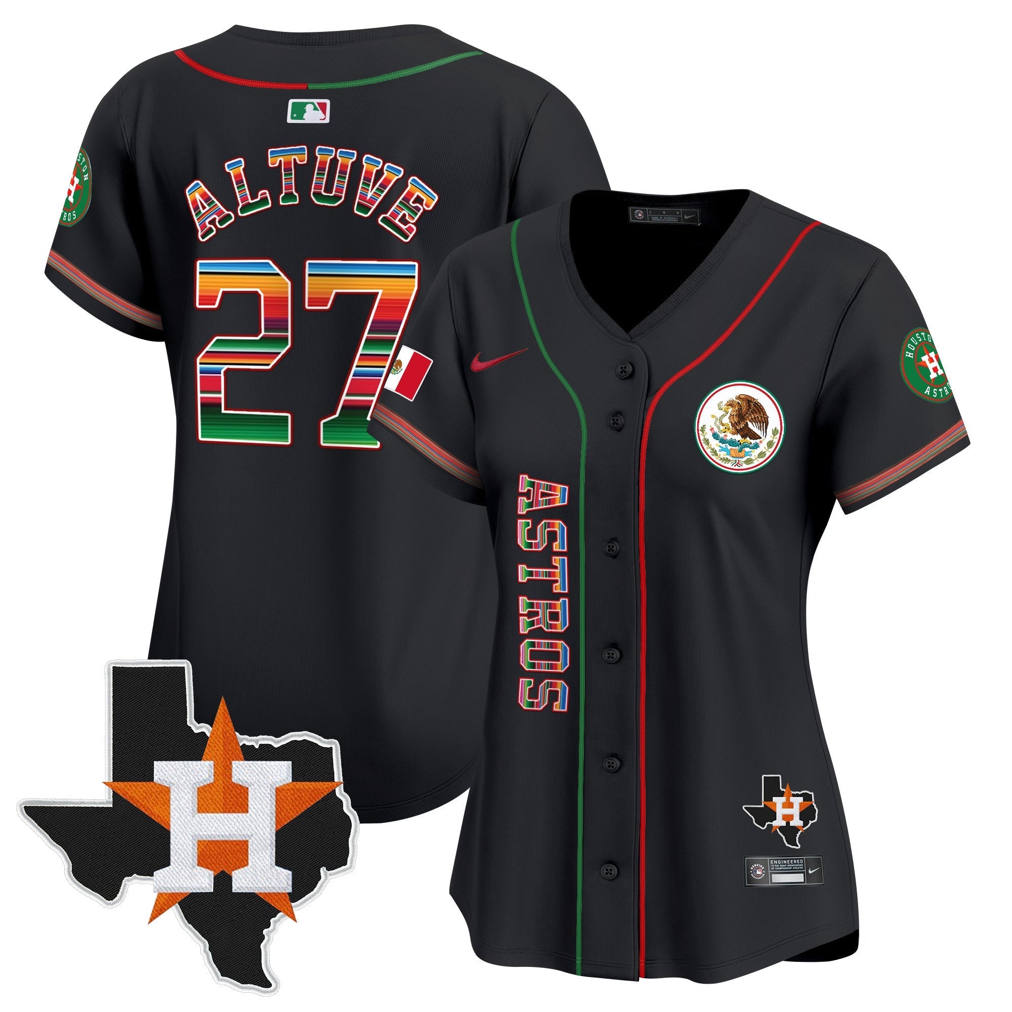 Women’s Houston Mexico Vapor Premier Limited Jersey V4