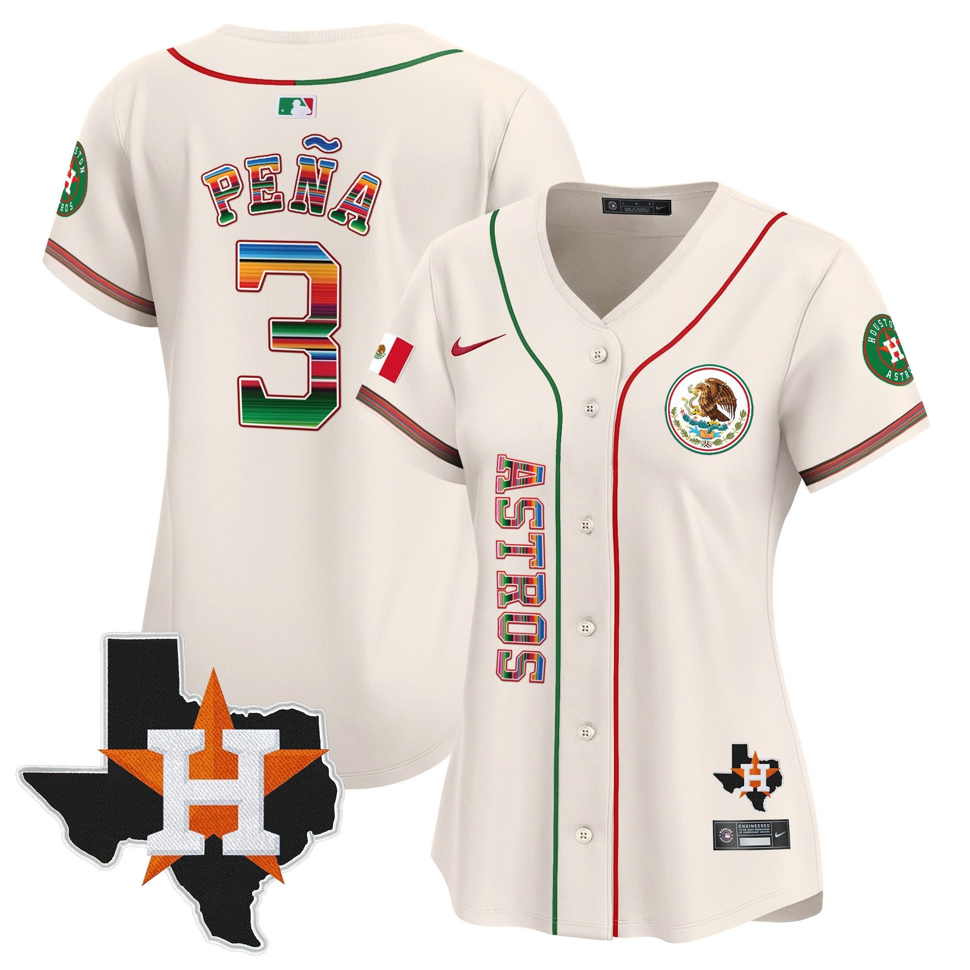 Women’s Houston Mexico Vapor Premier Limited Jersey V4