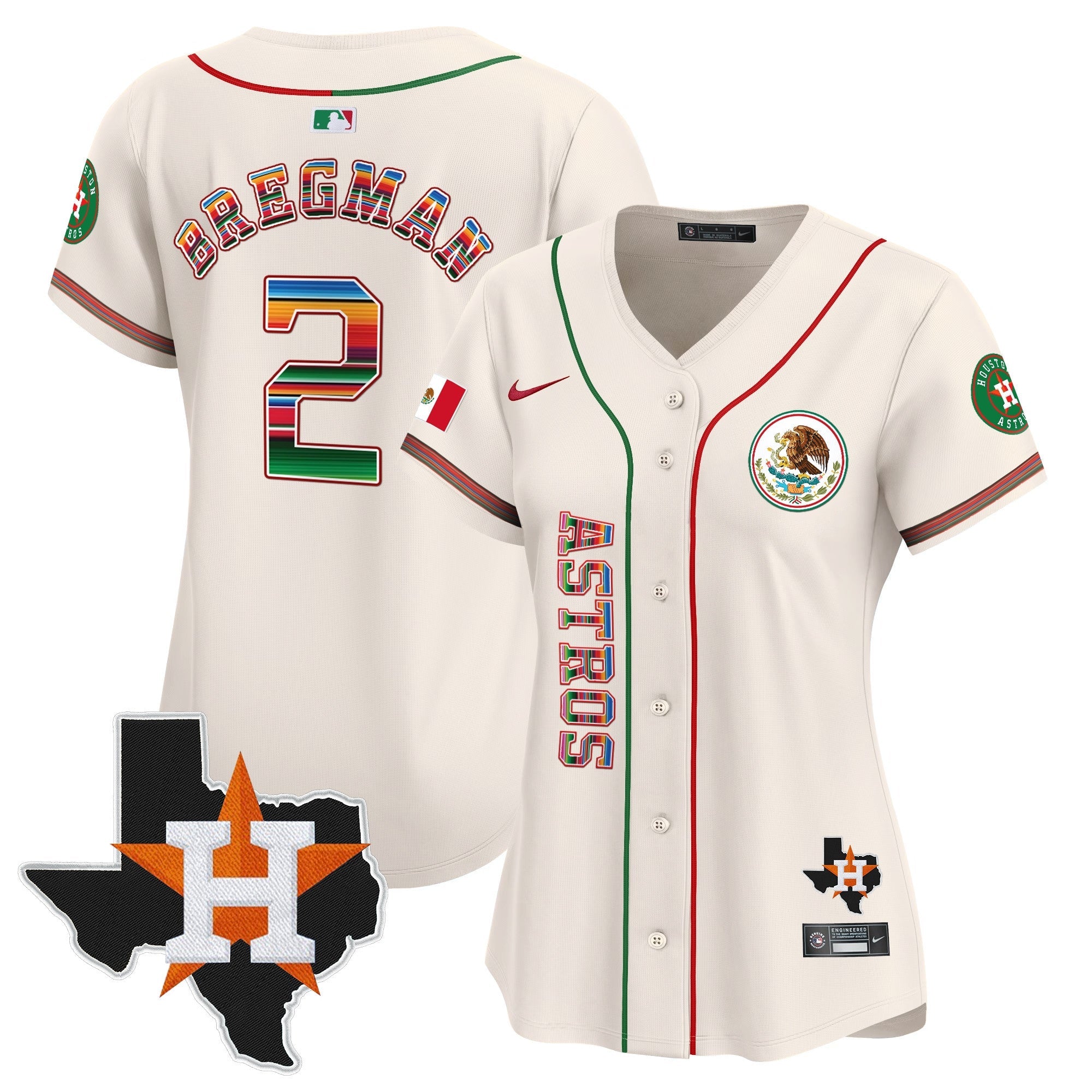 Women’s Houston Mexico Vapor Premier Limited Jersey V4