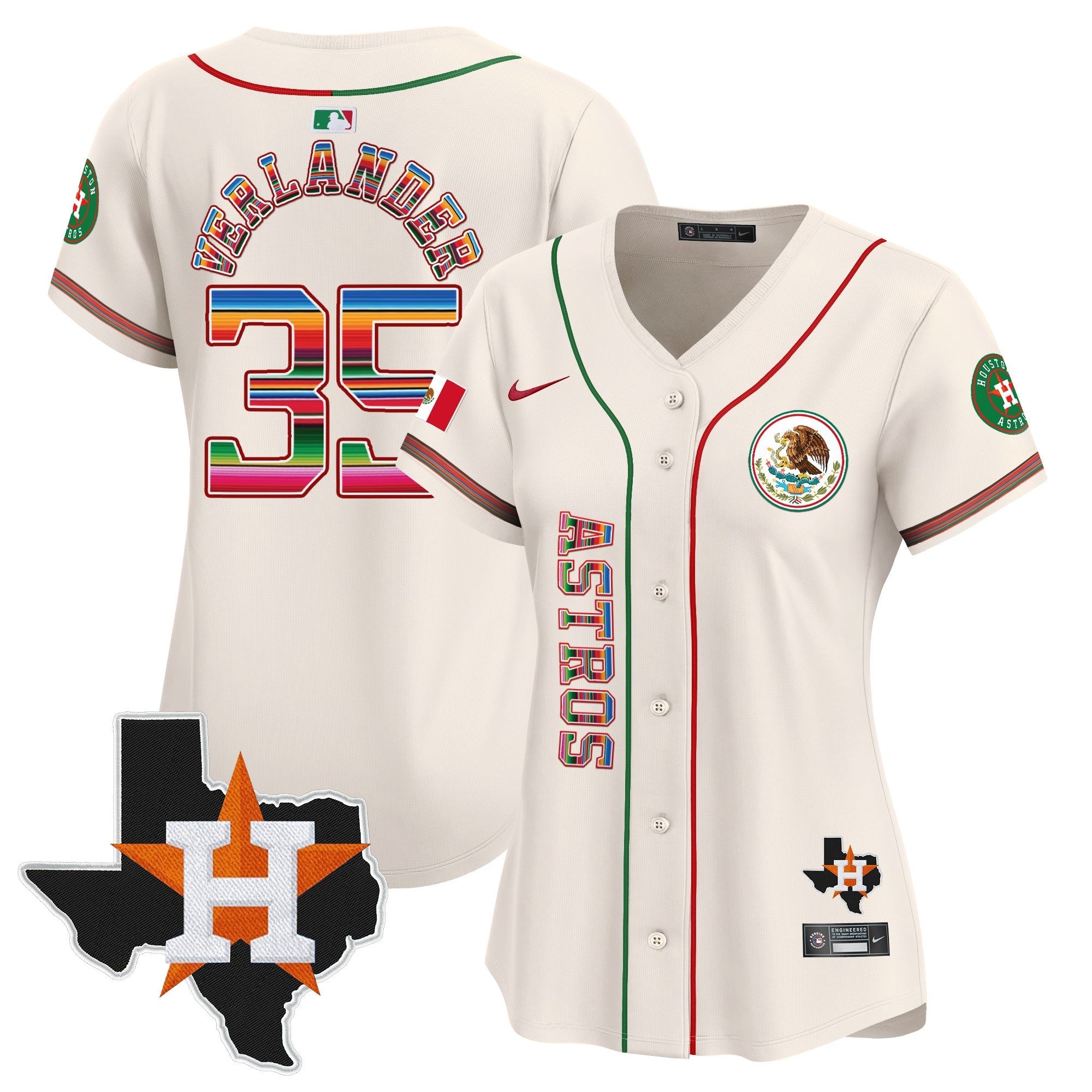 Women’s Houston Mexico Vapor Premier Limited Jersey V4