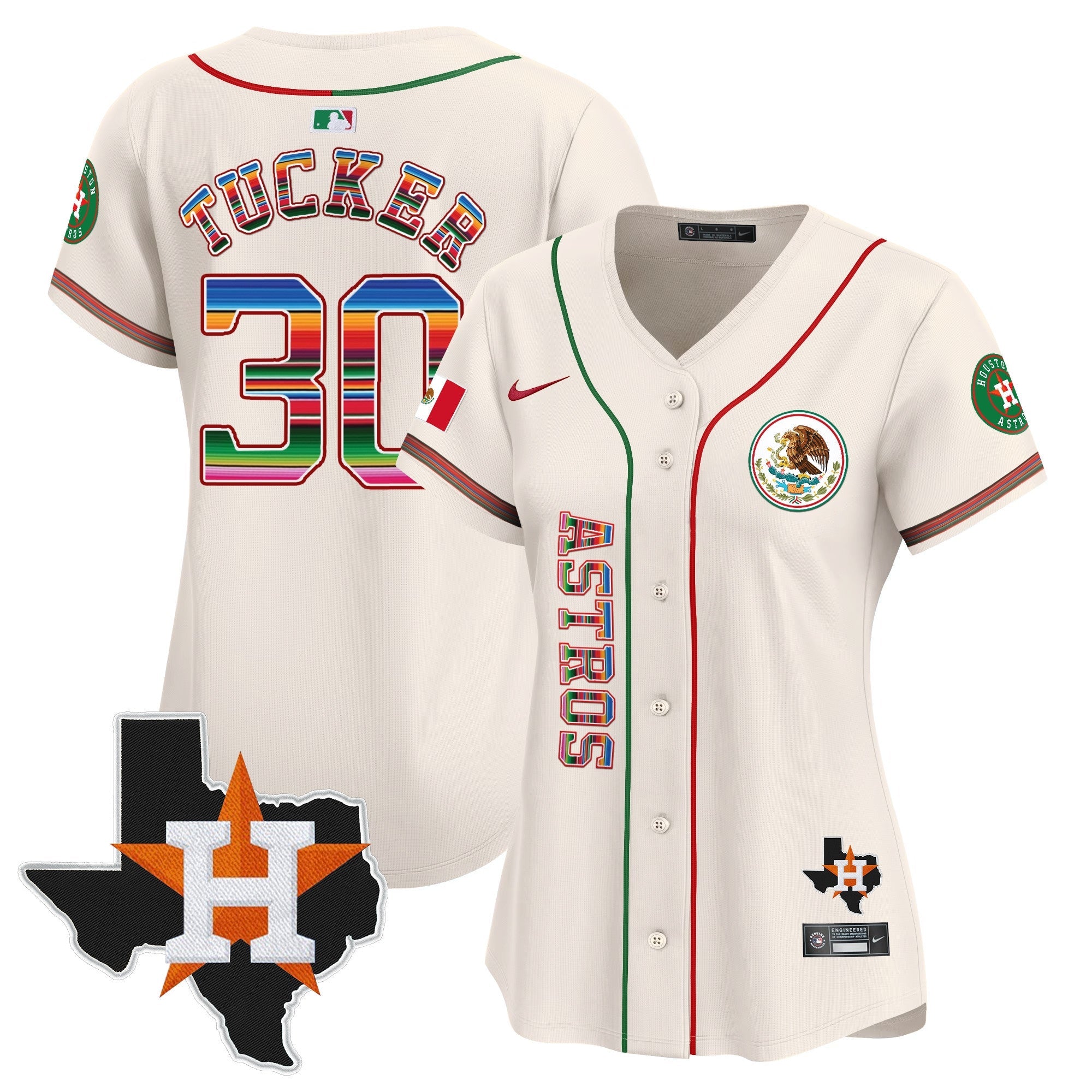 Women’s Houston Mexico Vapor Premier Limited Jersey V4