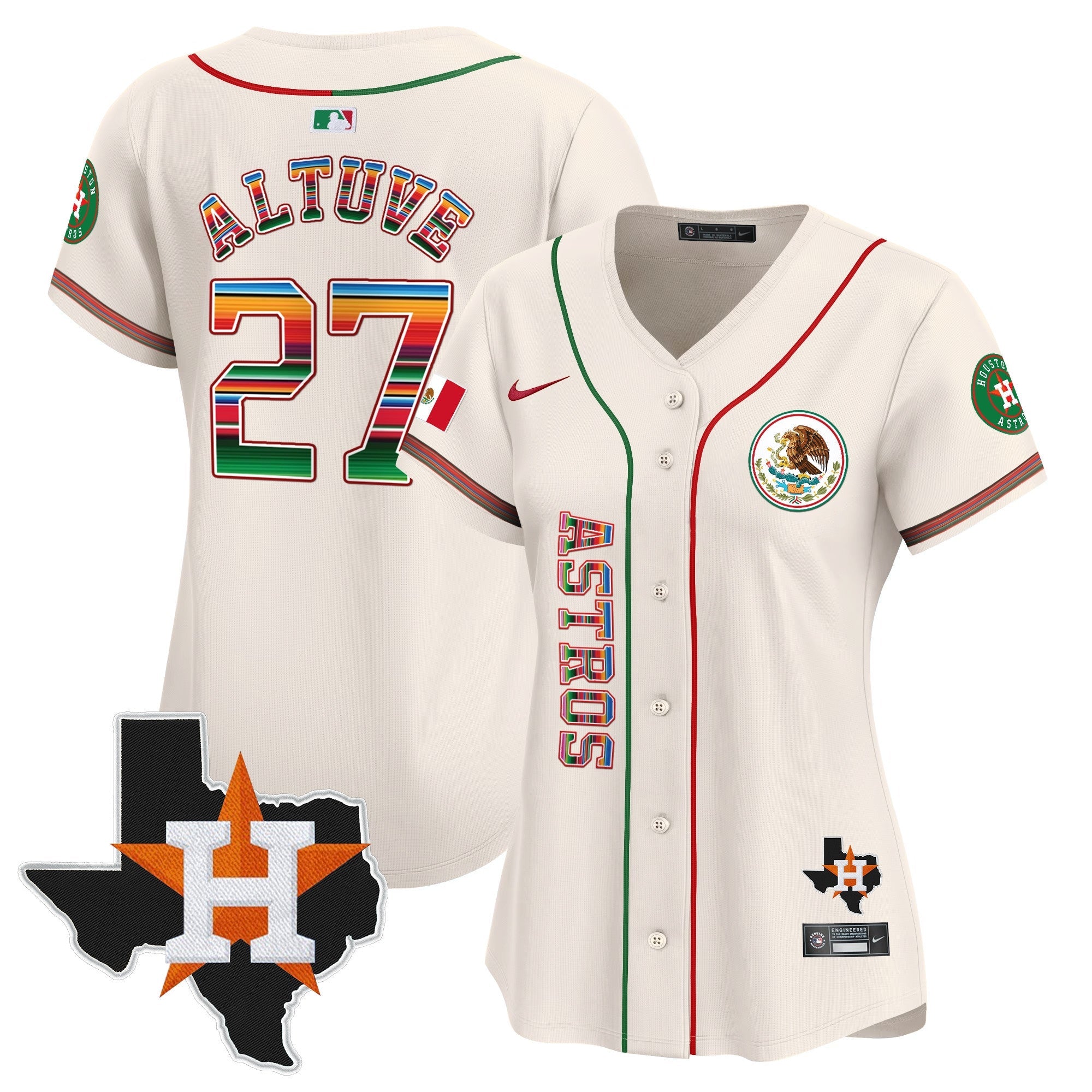 Women’s Houston Mexico Vapor Premier Limited Jersey V4