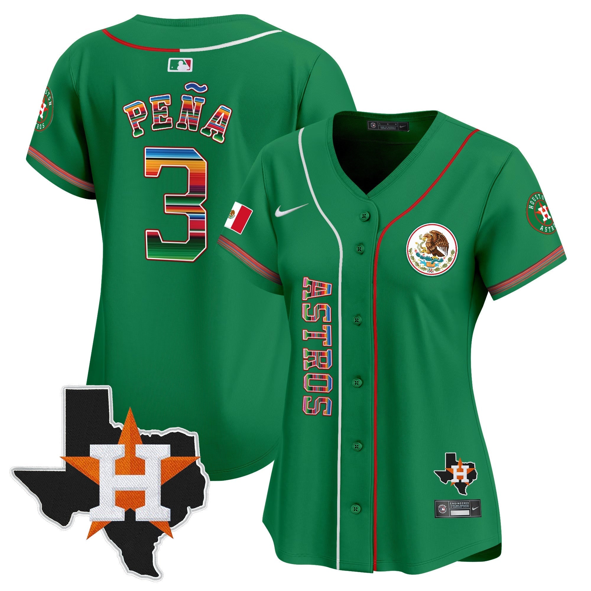 Women’s Houston Mexico Vapor Premier Limited Jersey V4