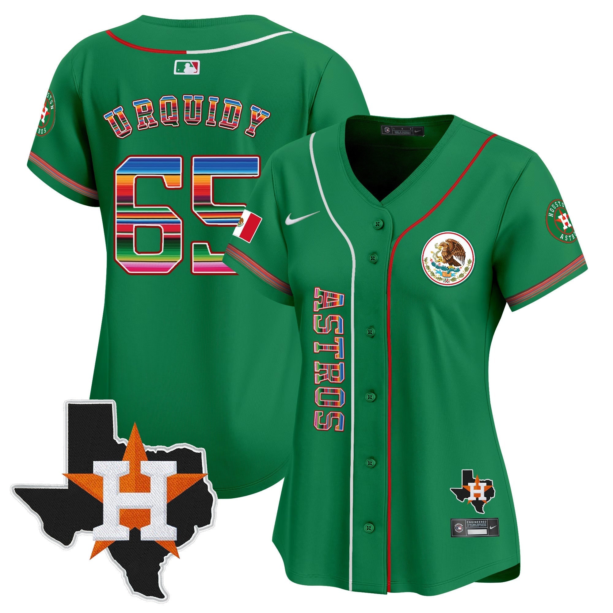 Women’s Houston Mexico Vapor Premier Limited Jersey V4