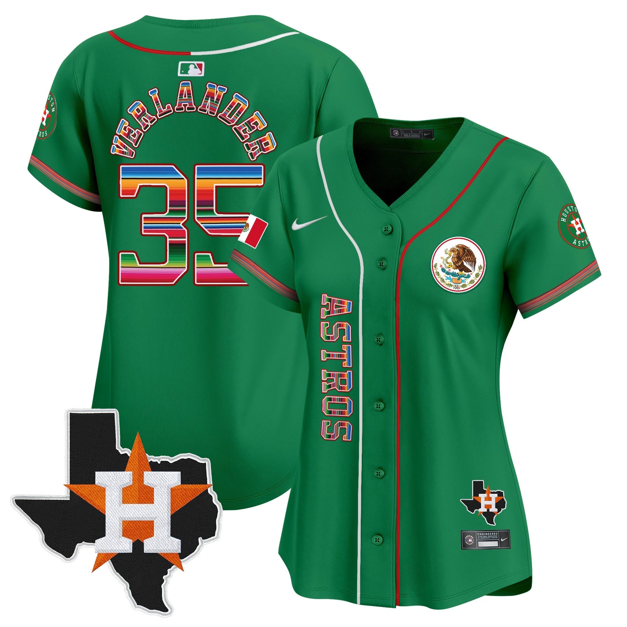 Women’s Houston Mexico Vapor Premier Limited Jersey V4