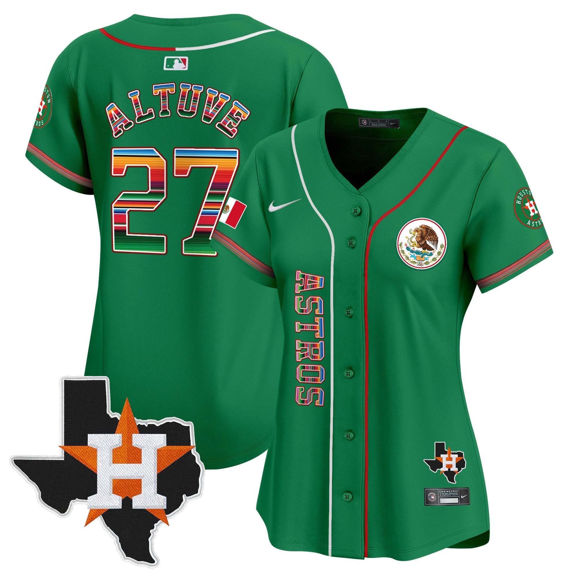 Women’s Houston Mexico Vapor Premier Limited Jersey V4