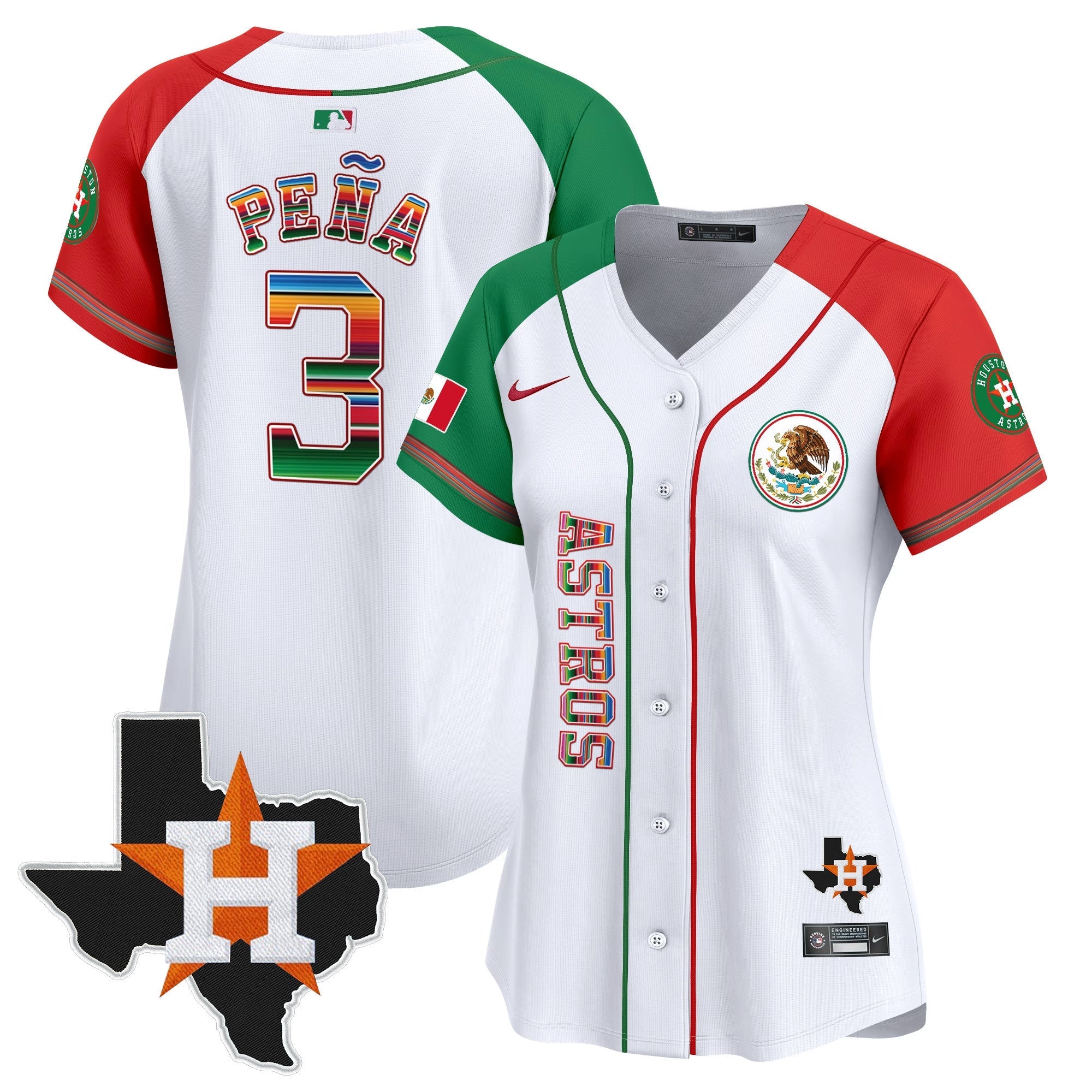 Women’s Houston Mexico Vapor Premier Limited Jersey V4
