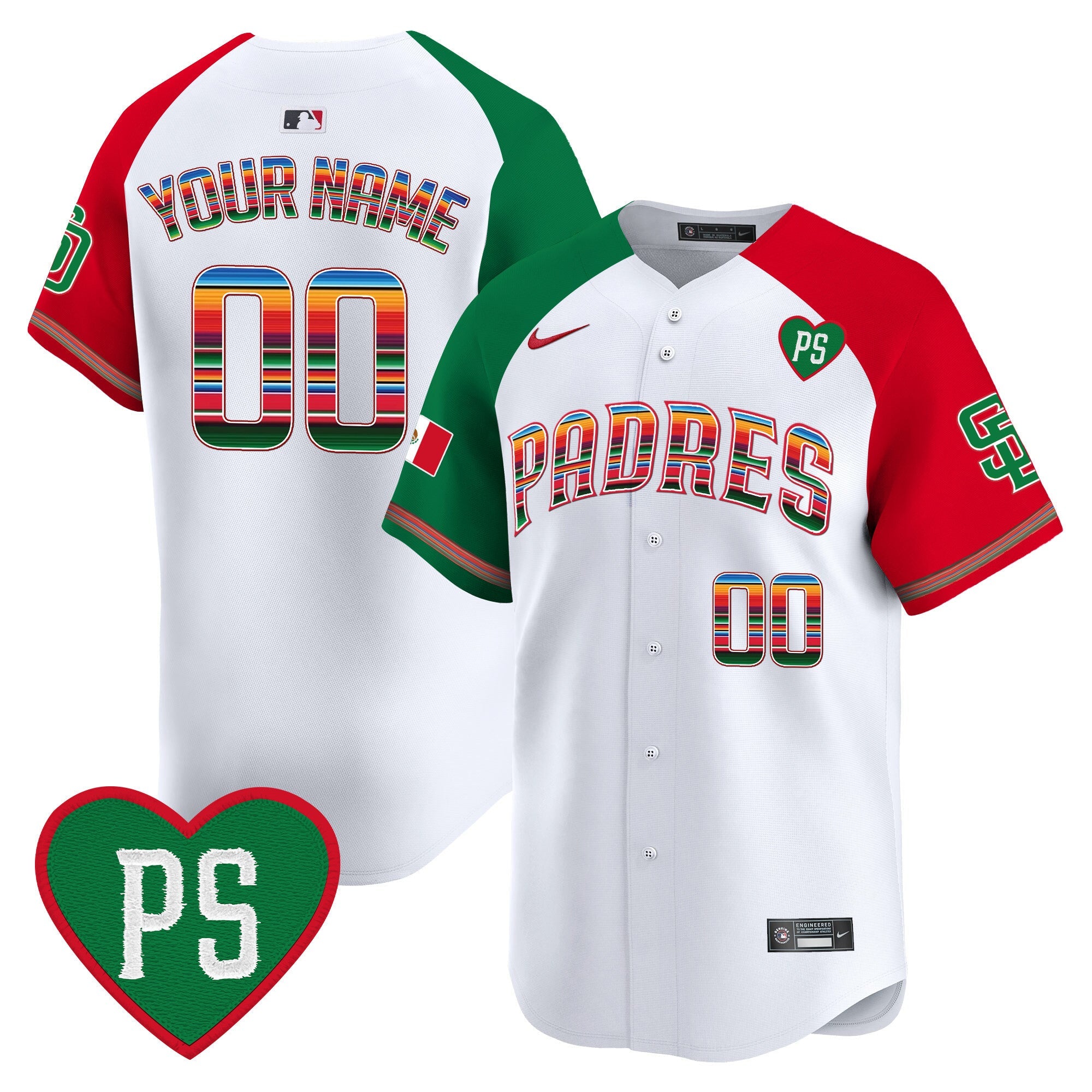 Mexico “For Peter” Patch Vapor Premier Limited Custom Jersey