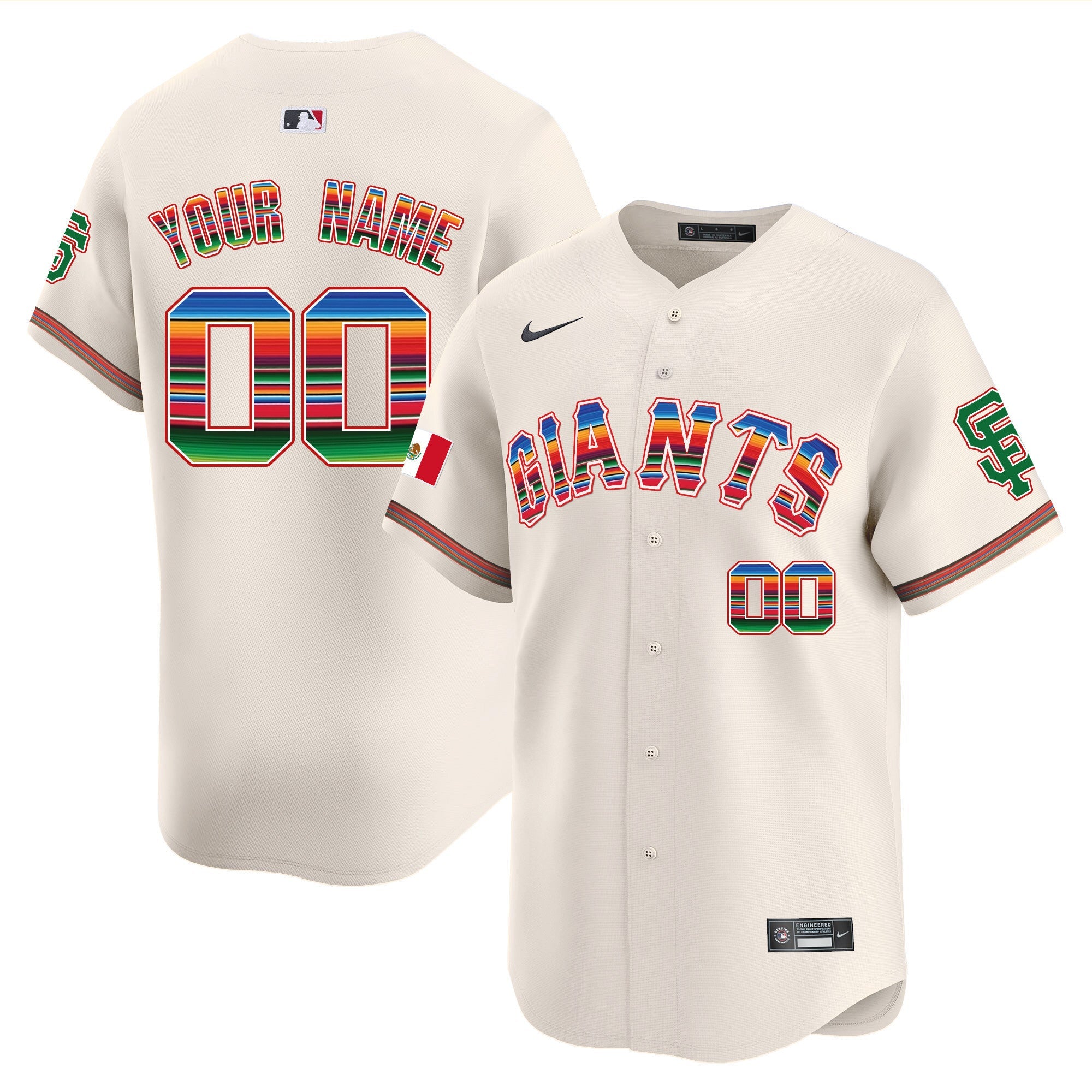 San Francisco Mexico Vapor Premier Limited Custom Jersey