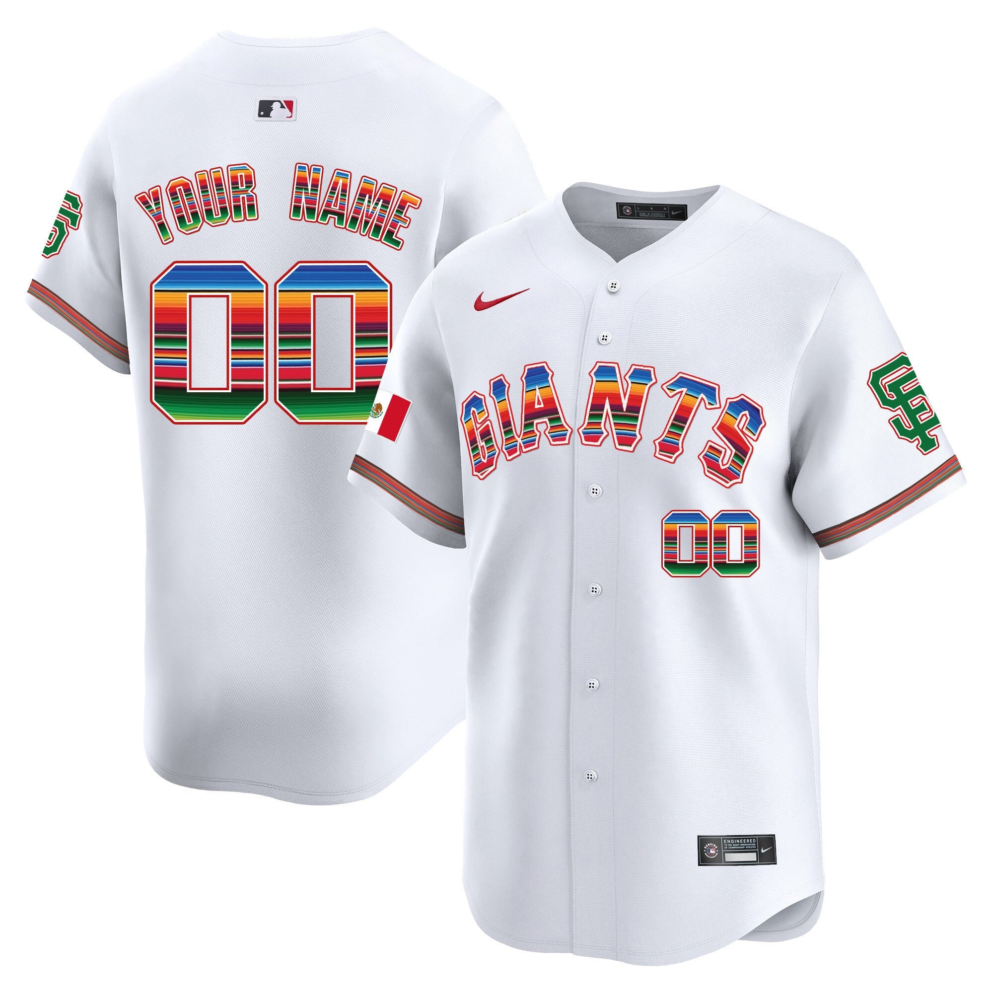 San Francisco Mexico Vapor Premier Limited Custom Jersey