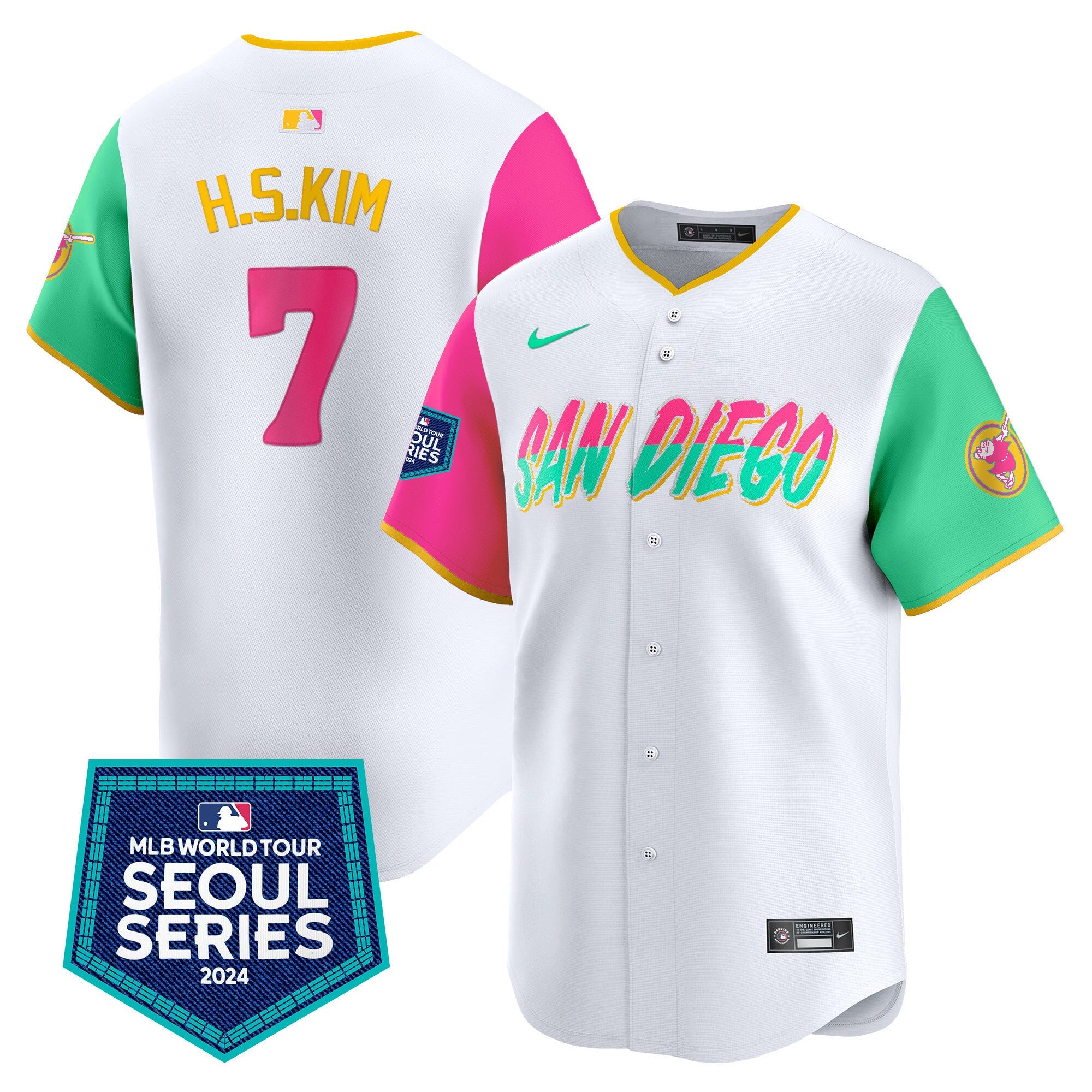 Men’s 2024 World Tour Seoul Series Patch Vapor Premier Limited Jersey