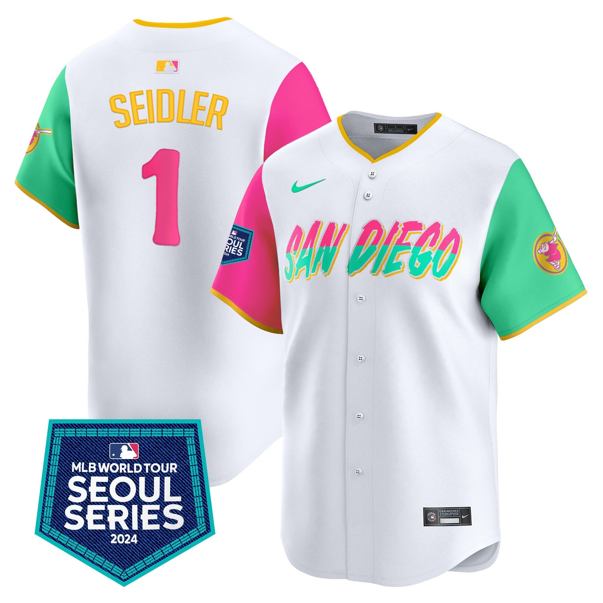 Men’s 2024 World Tour Seoul Series Patch Vapor Premier Limited Jersey