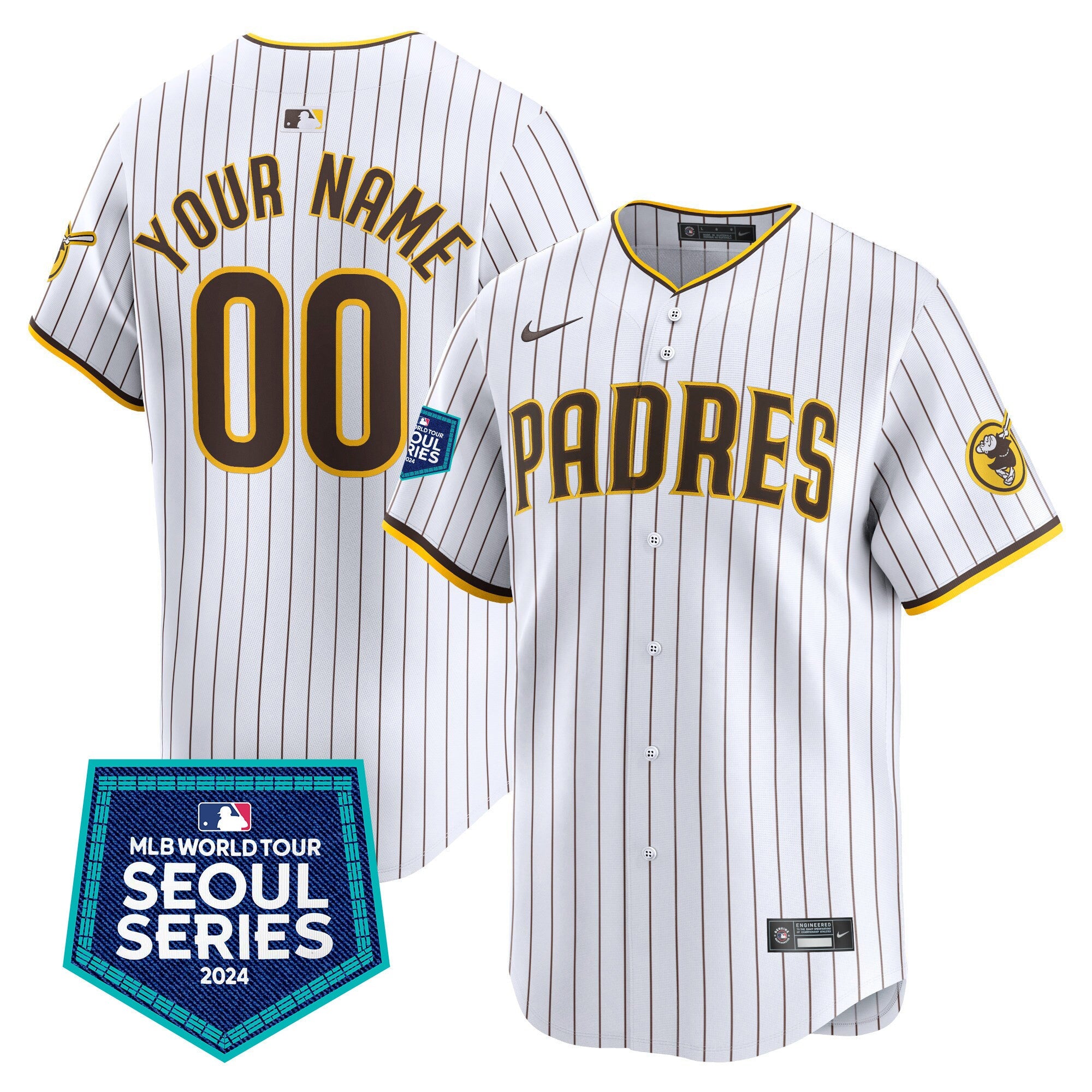 2024 World Tour Seoul Series Patch Vapor Premier Limited Custom Jersey