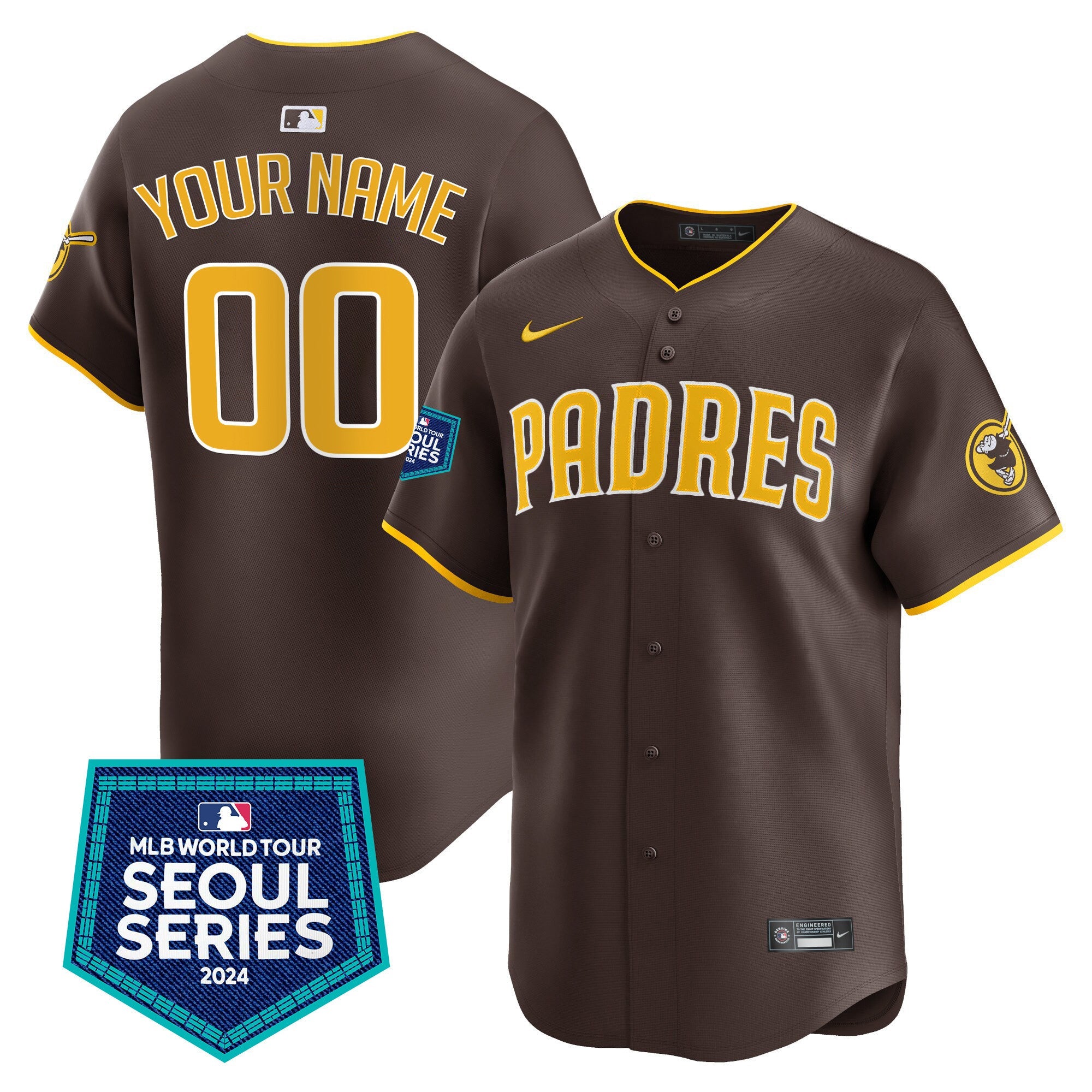 2024 World Tour Seoul Series Patch Vapor Premier Limited Custom Jersey