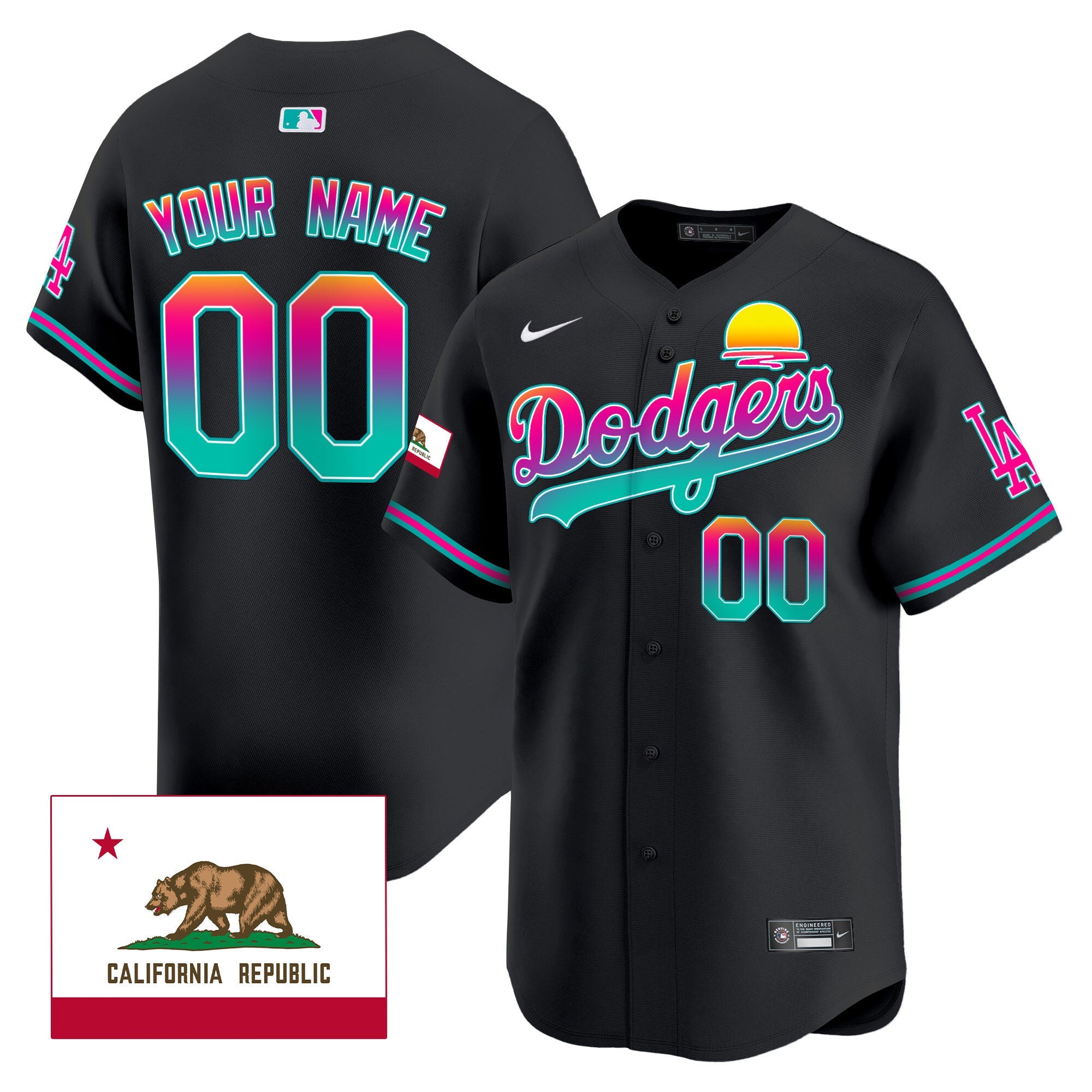 2024 Los Angeles City Style Vapor Premier Limited Custom Jersey