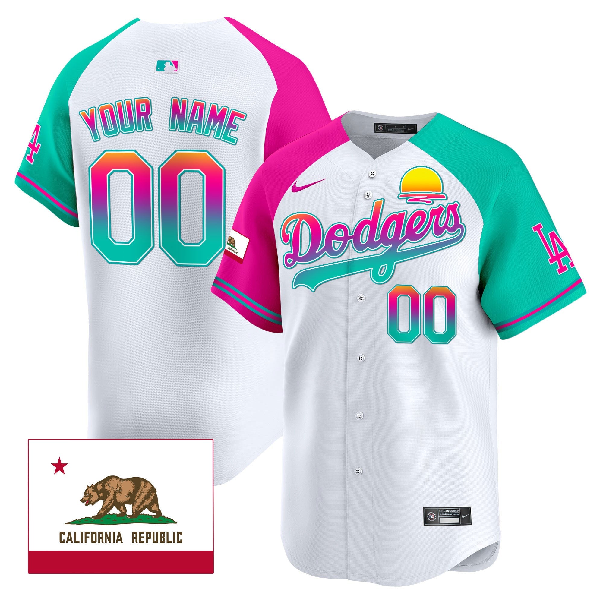 2024 Los Angeles City Style Vapor Premier Limited Custom Jersey