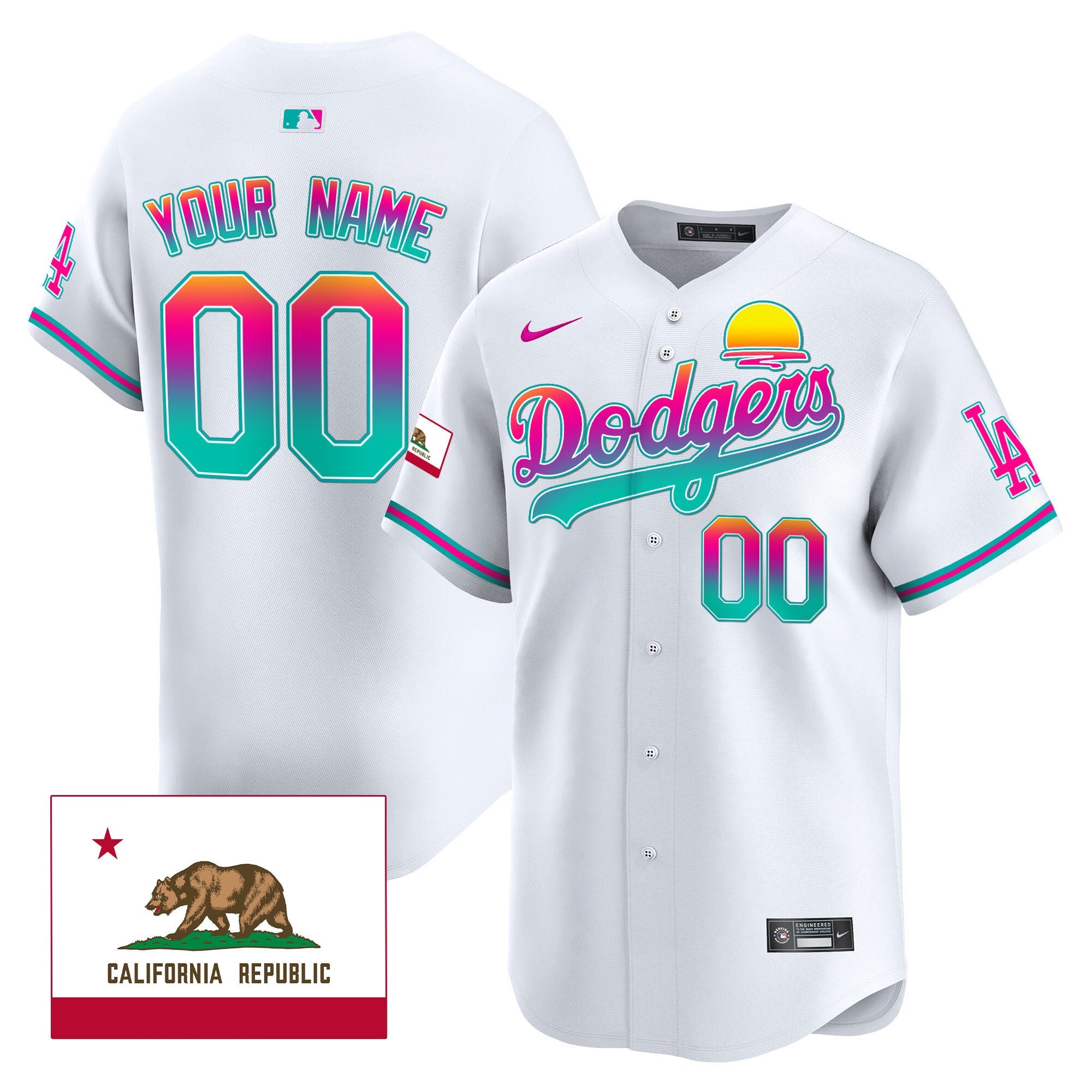 2024 Los Angeles City Style Vapor Premier Limited Custom Jersey