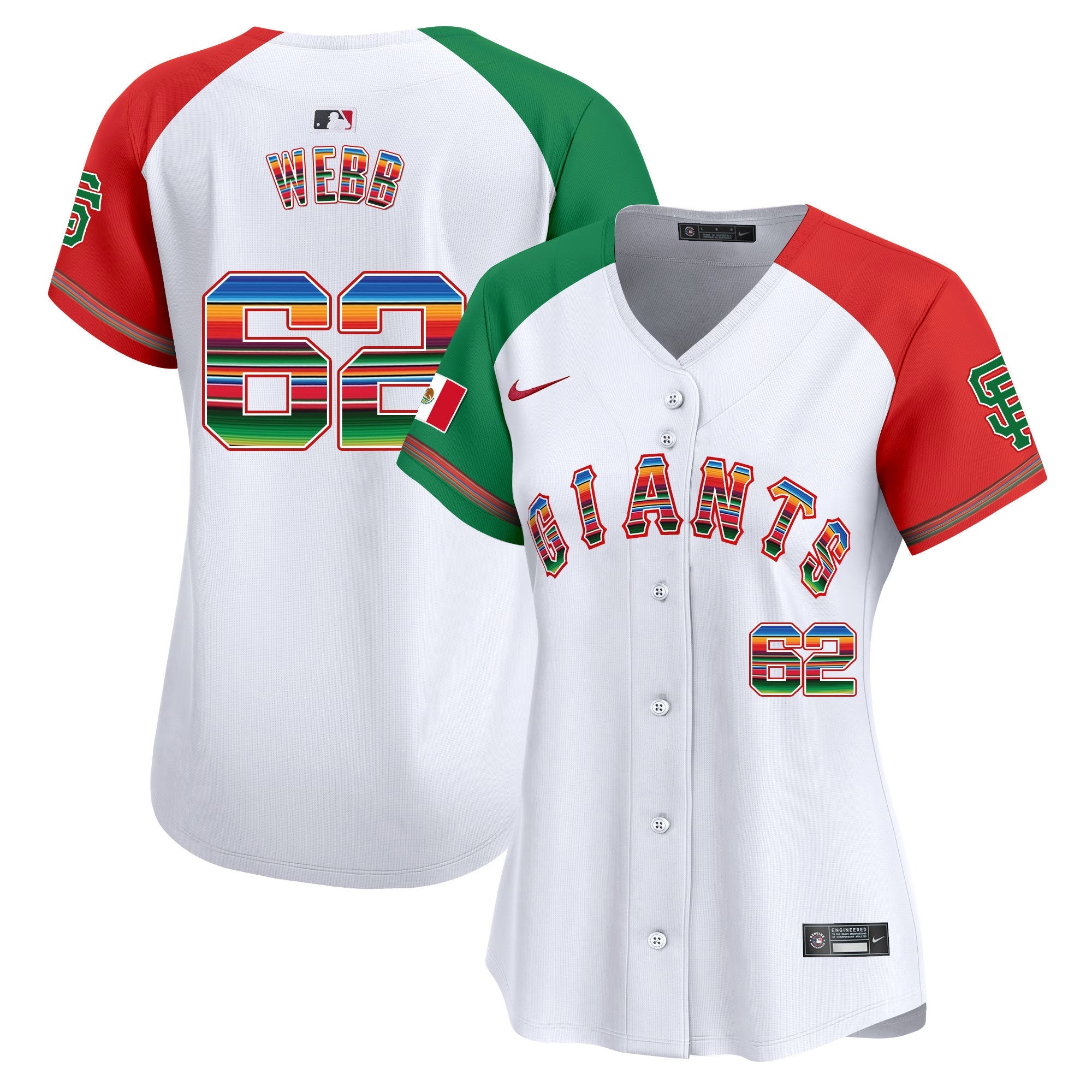 Women’s San Francisco Mexico Vapor Premier Limited Jersey
