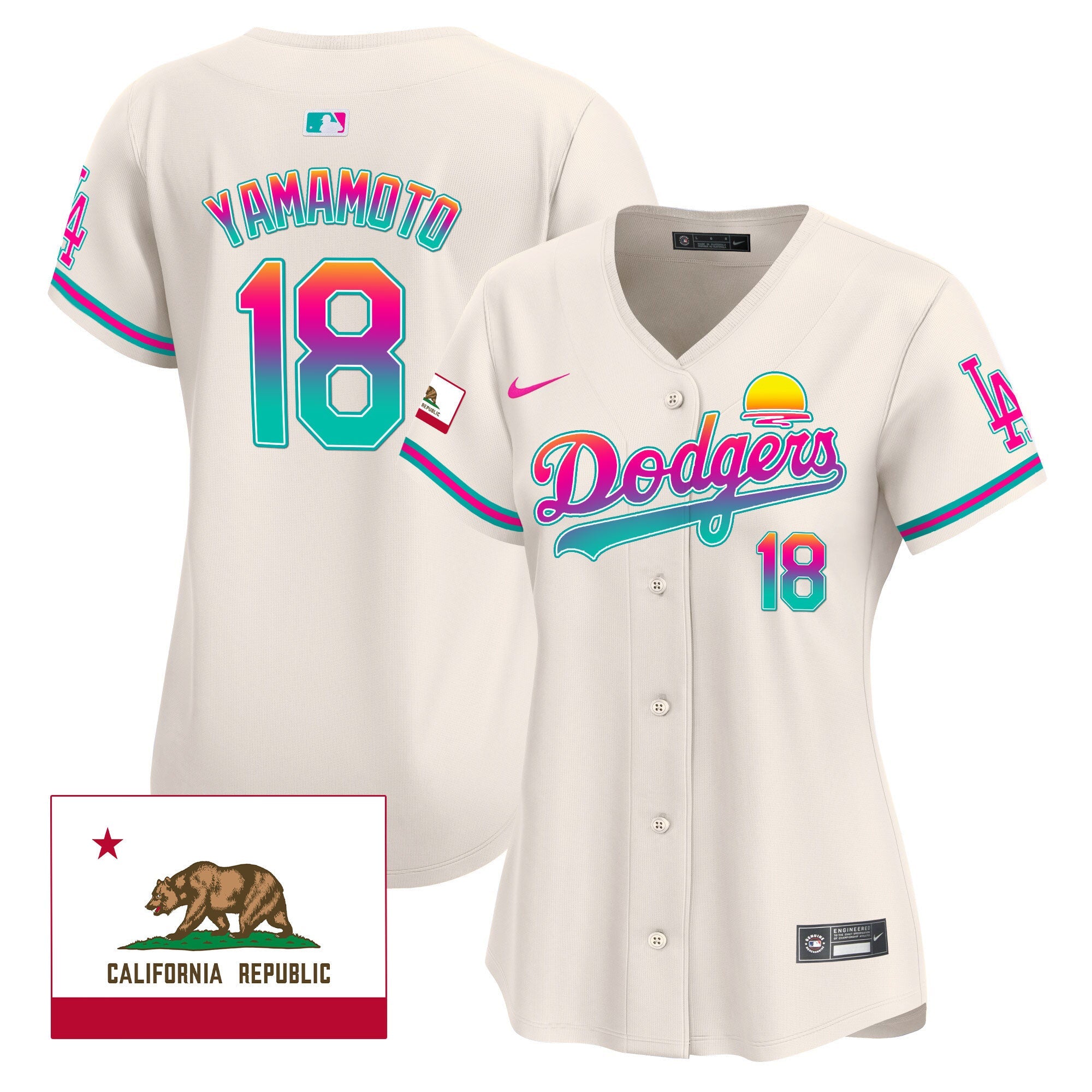 Women’s 2024 Los Angeles City Style Vapor Premier Limited Jersey