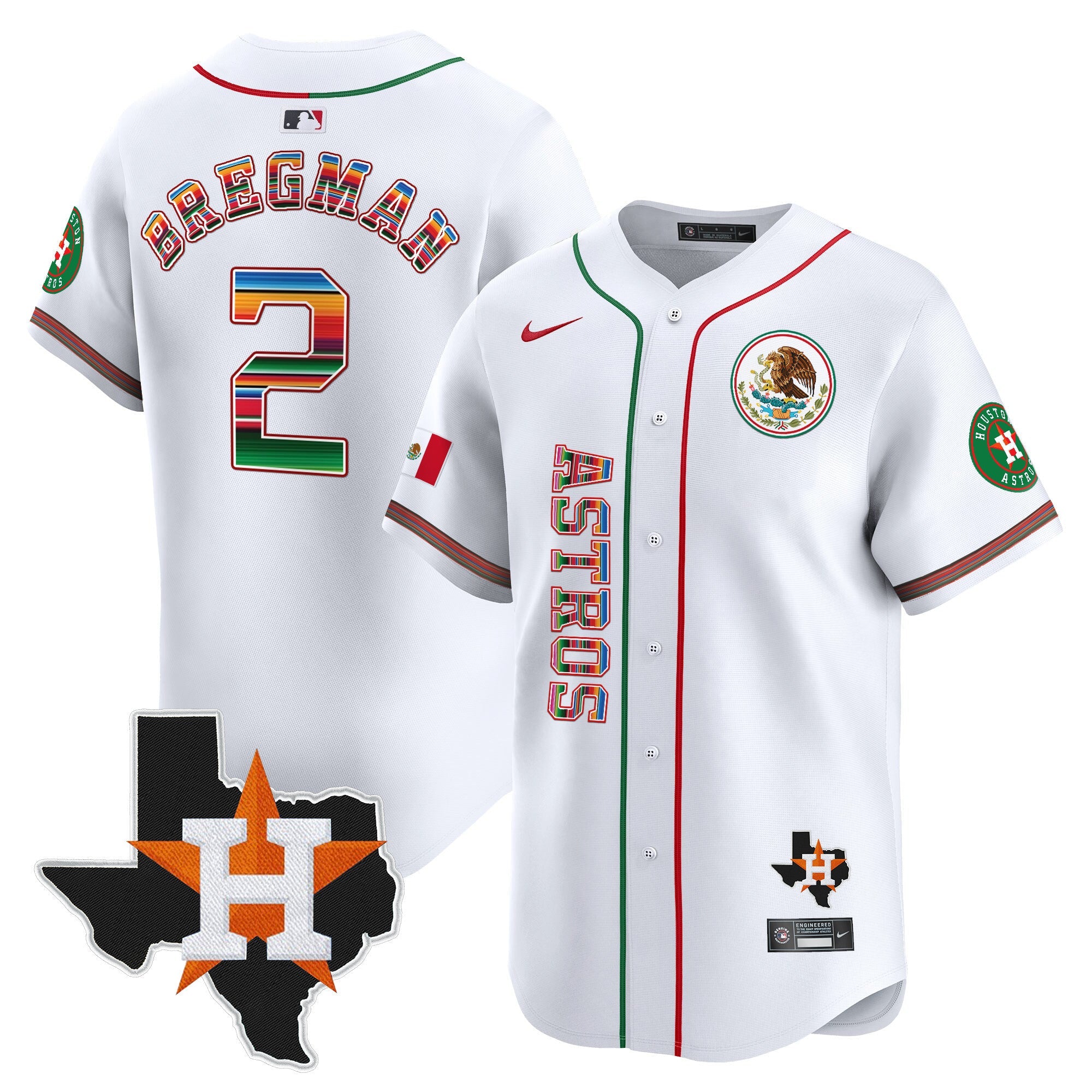 Men’s Houston Mexico Vapor Premier Limited Jersey V4