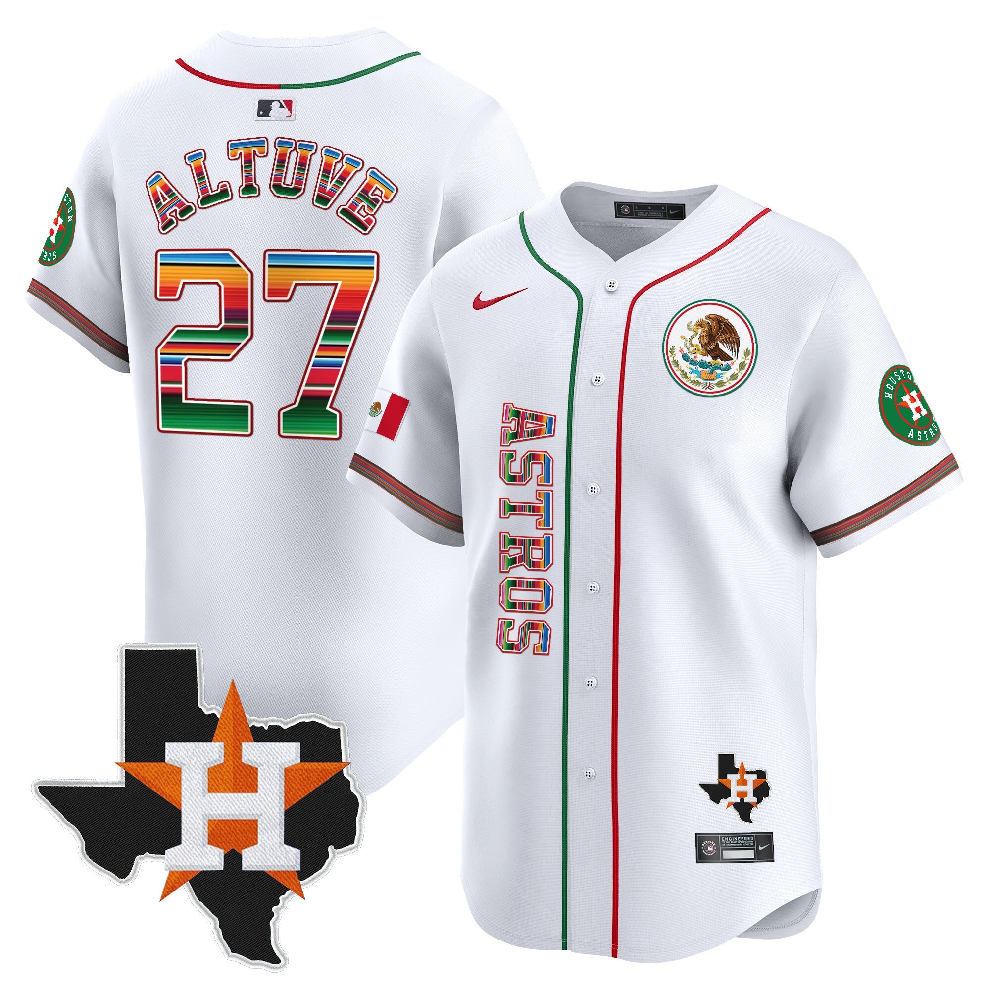Men’s Houston Mexico Vapor Premier Limited Jersey V4