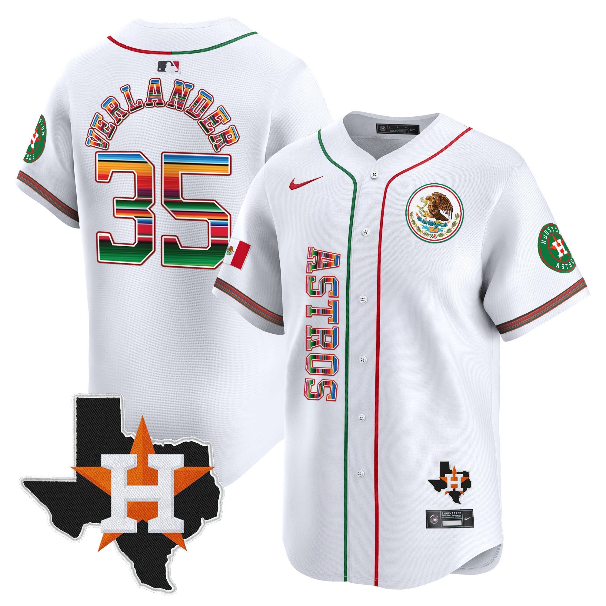 Men’s Houston Mexico Vapor Premier Limited Jersey V4
