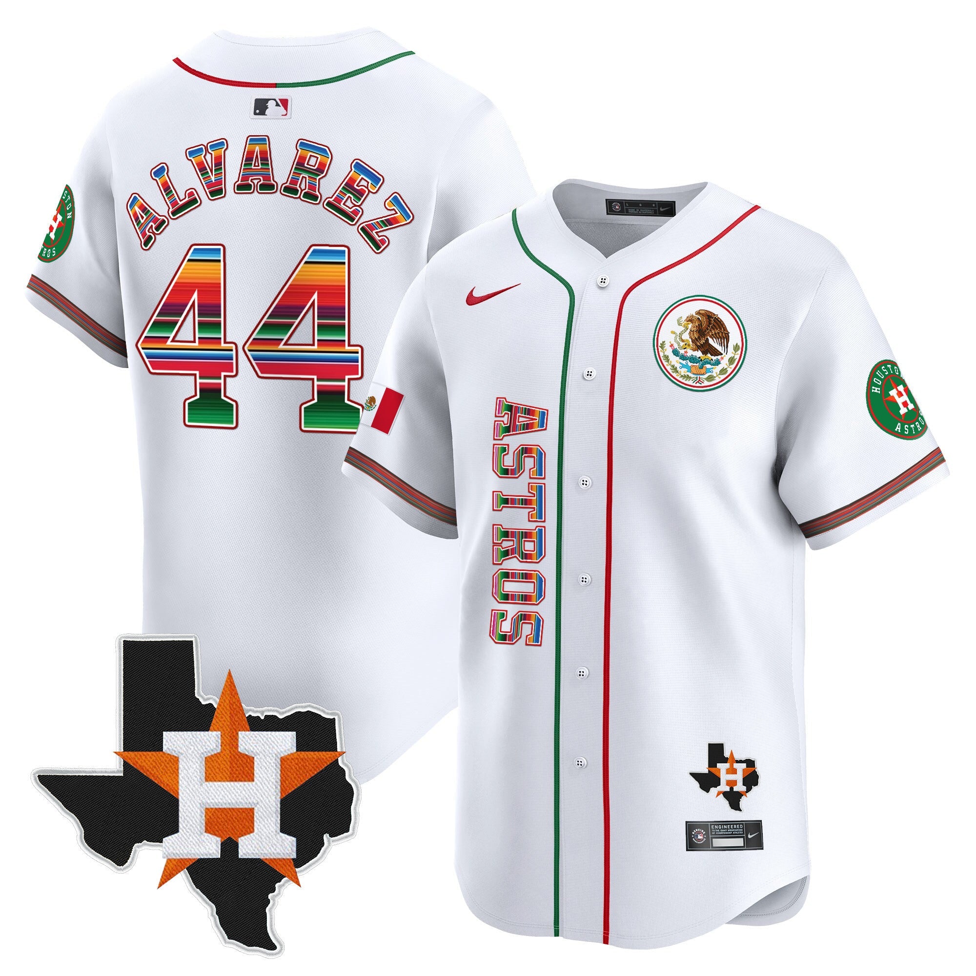 Men’s Houston Mexico Vapor Premier Limited Jersey V4