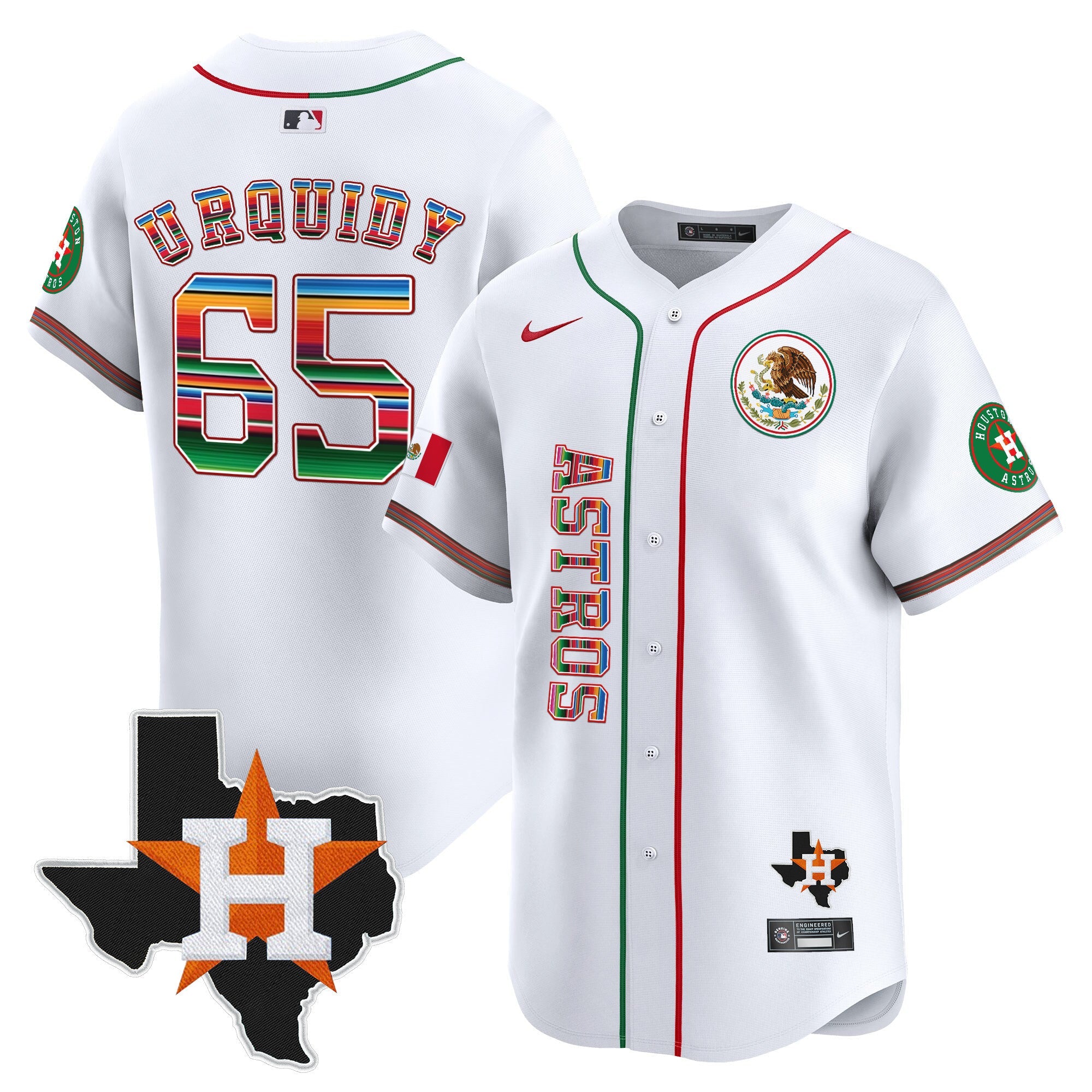 Men’s Houston Mexico Vapor Premier Limited Jersey V4