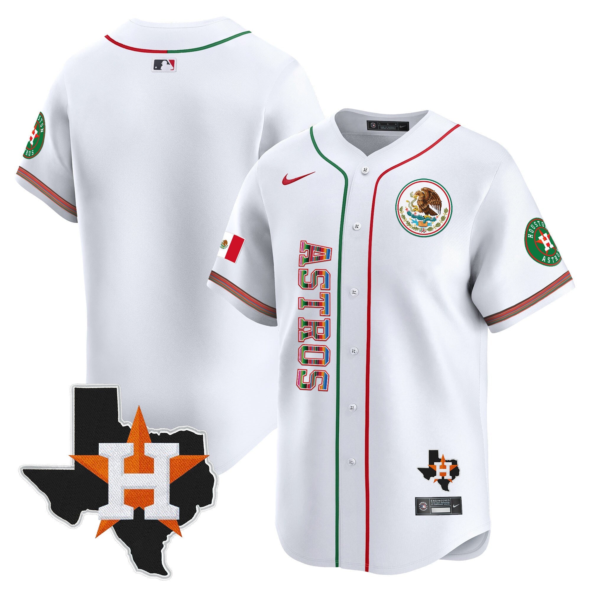 Men’s Houston Mexico Vapor Premier Limited Jersey V4