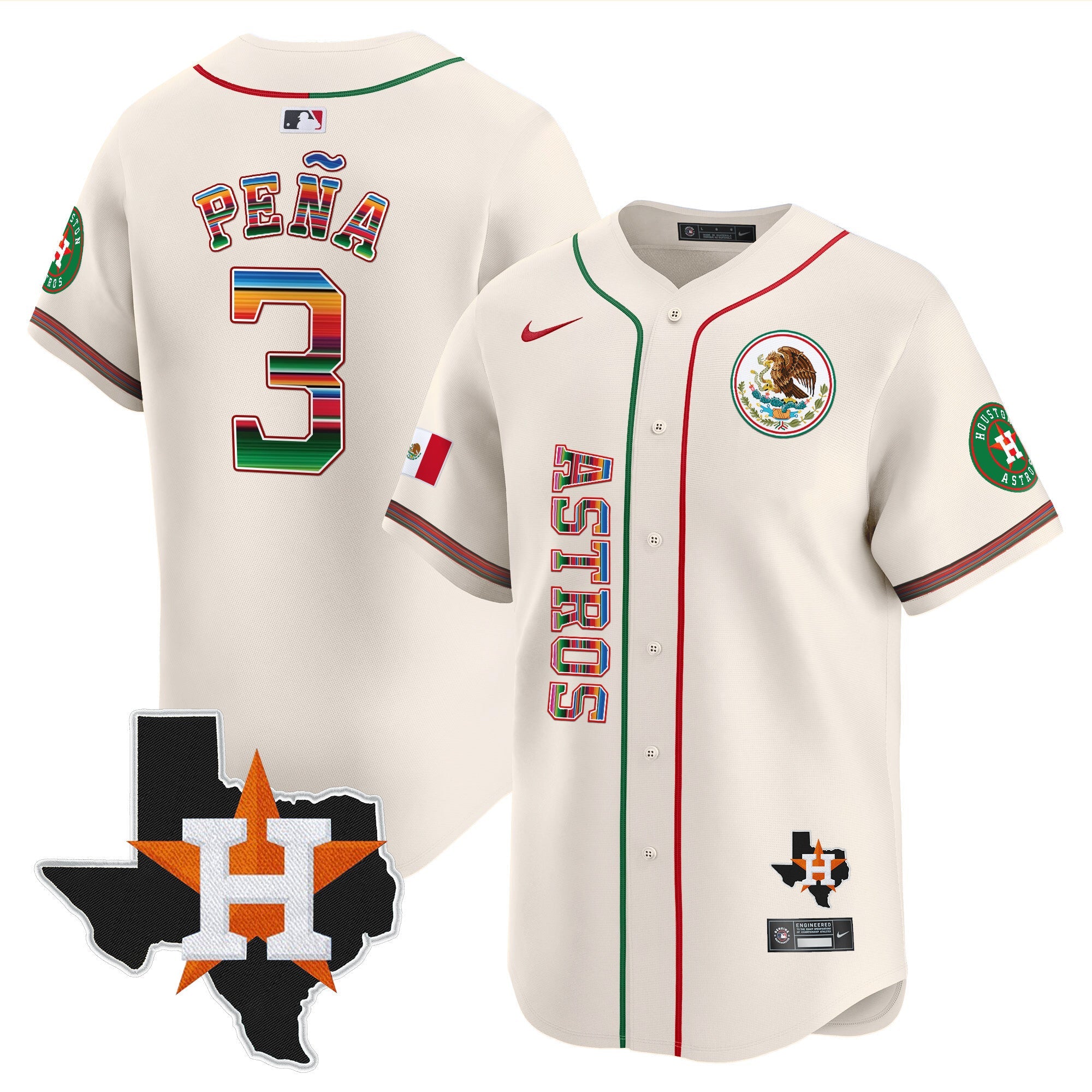 Men’s Houston Mexico Vapor Premier Limited Jersey V4