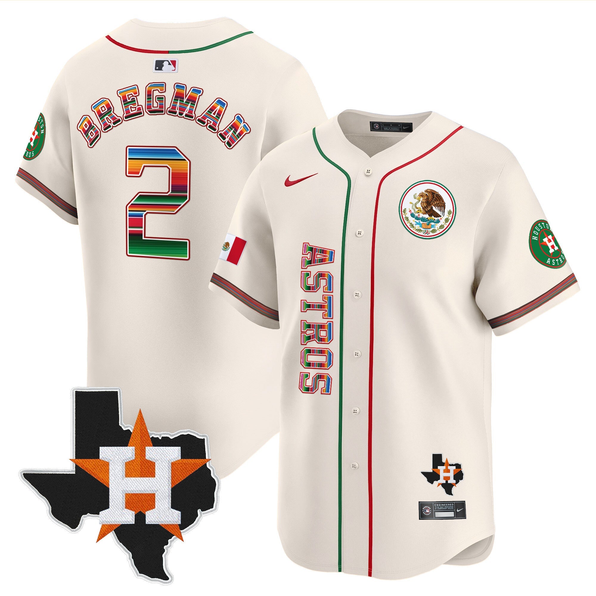 Men’s Houston Mexico Vapor Premier Limited Jersey V4