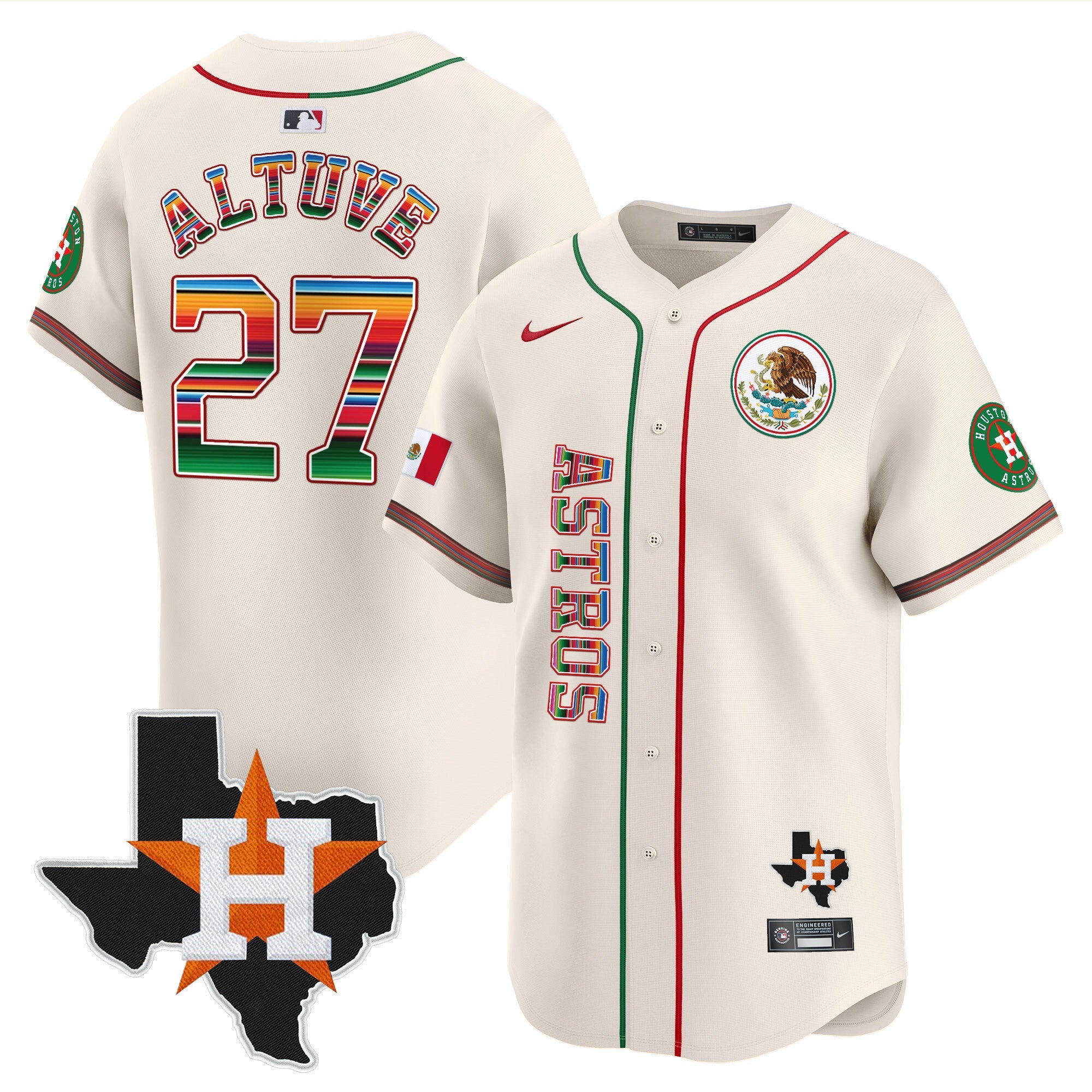 Men’s Houston Mexico Vapor Premier Limited Jersey V4